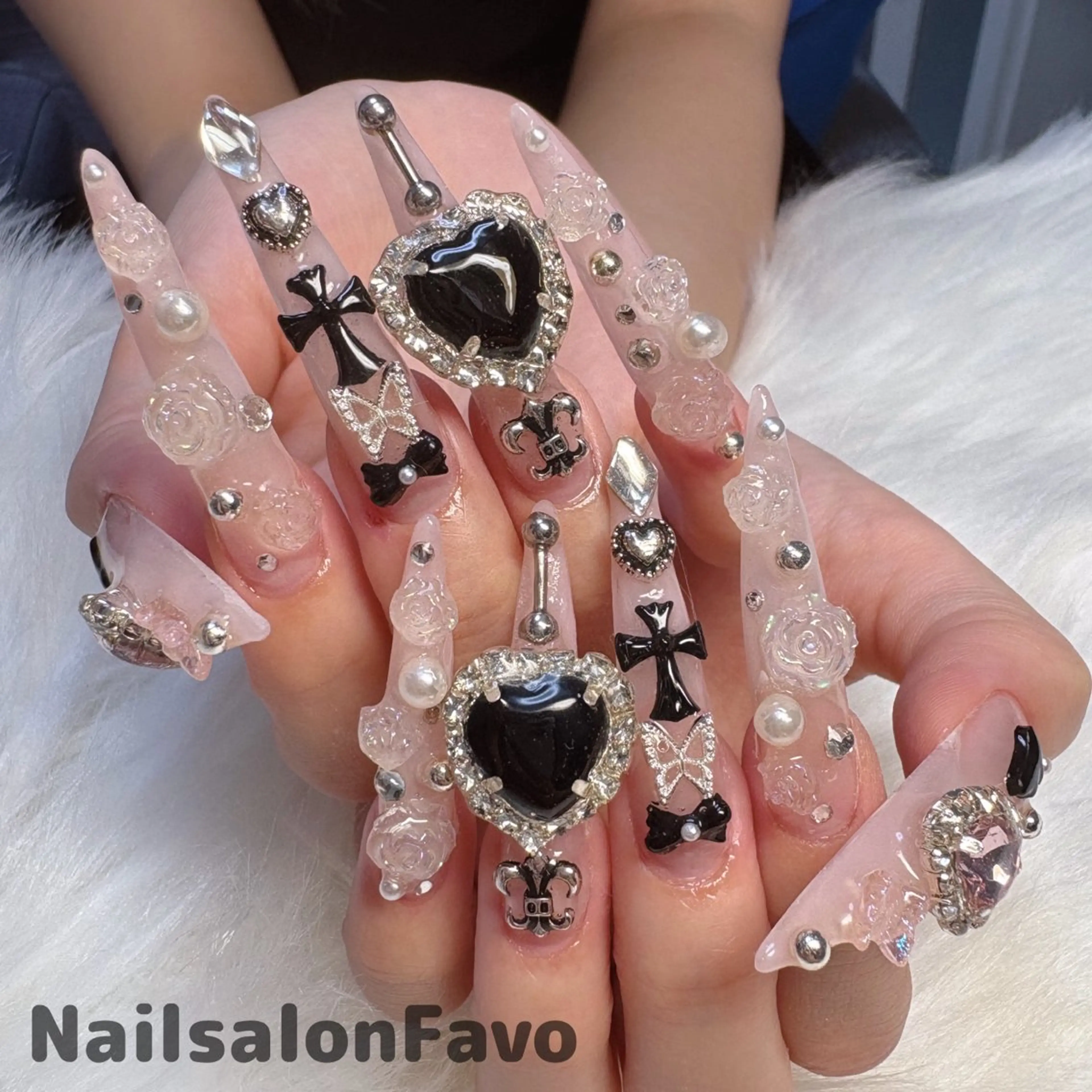 ネイル スカルプネイル ネイルチップ はやし ことみのネイルデザイン