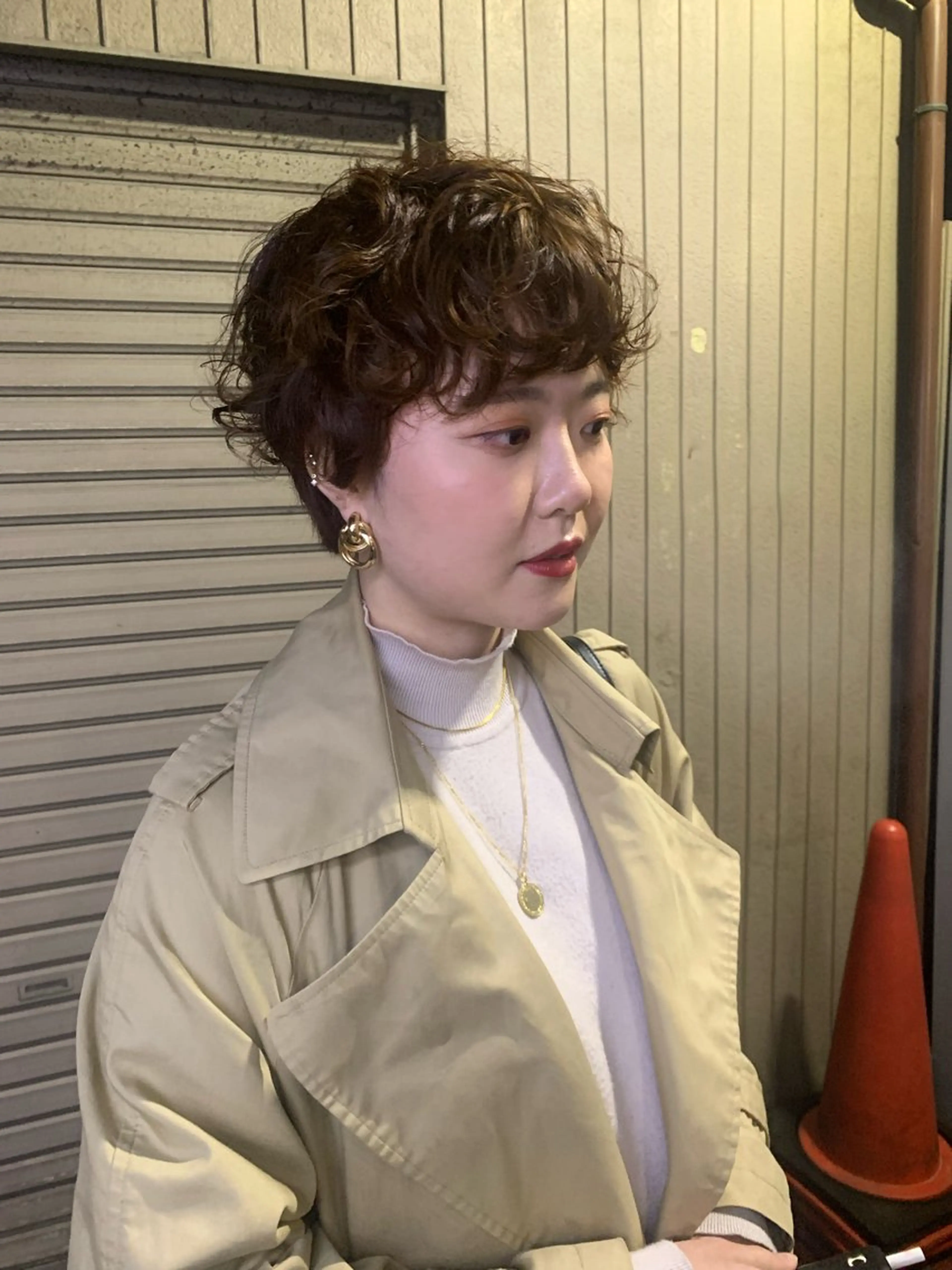 【ショート・ボブ•ミディアム（鎖骨下​〜​胸上）限定】+直毛の方おすすめ•デジタルパーマ👩‍🦱の写真