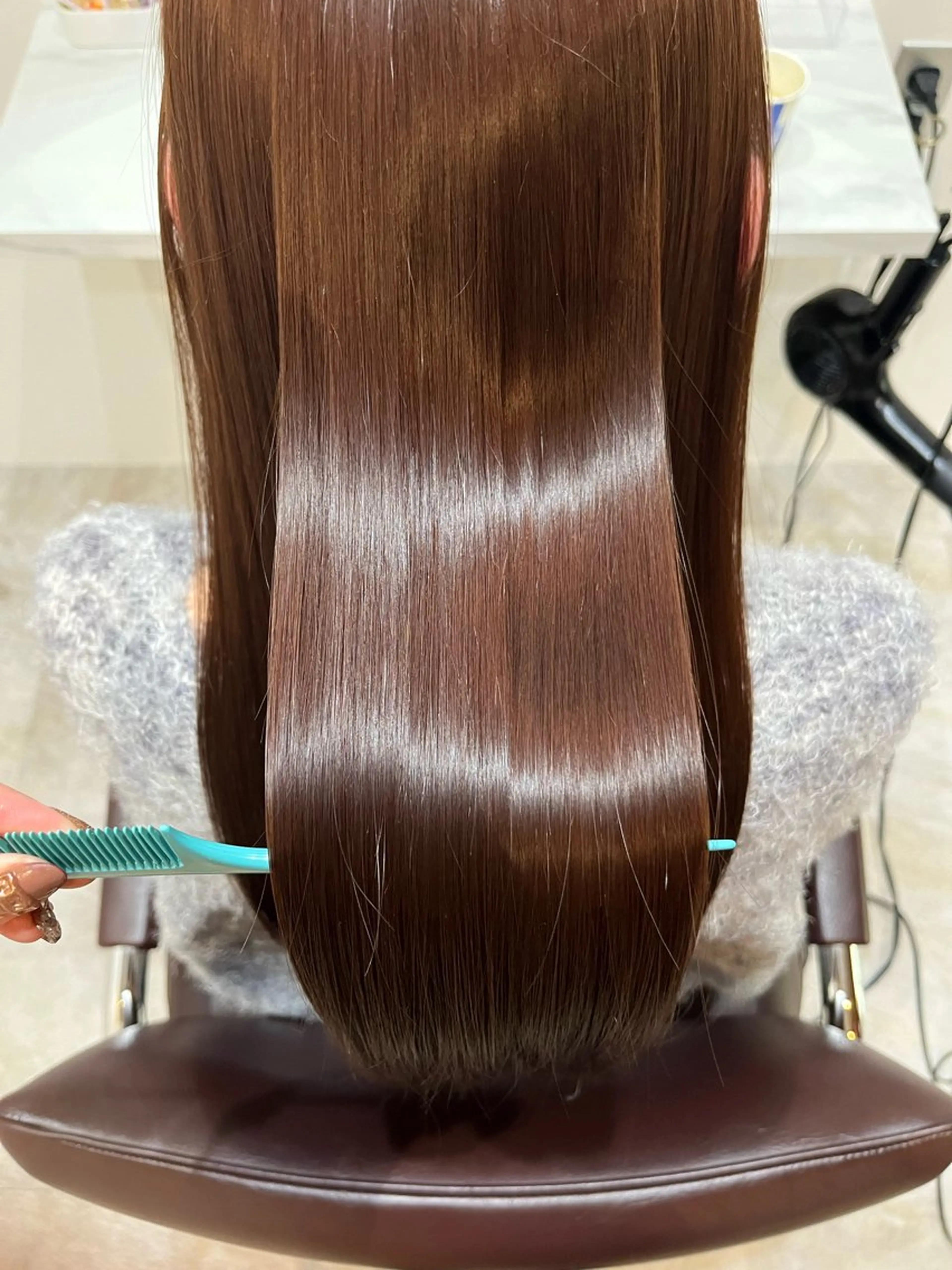 ロング カラー カット ヘアカラー トリートメント 【髪質改善　艶髪】 布川　莉穂のヘアスタイル