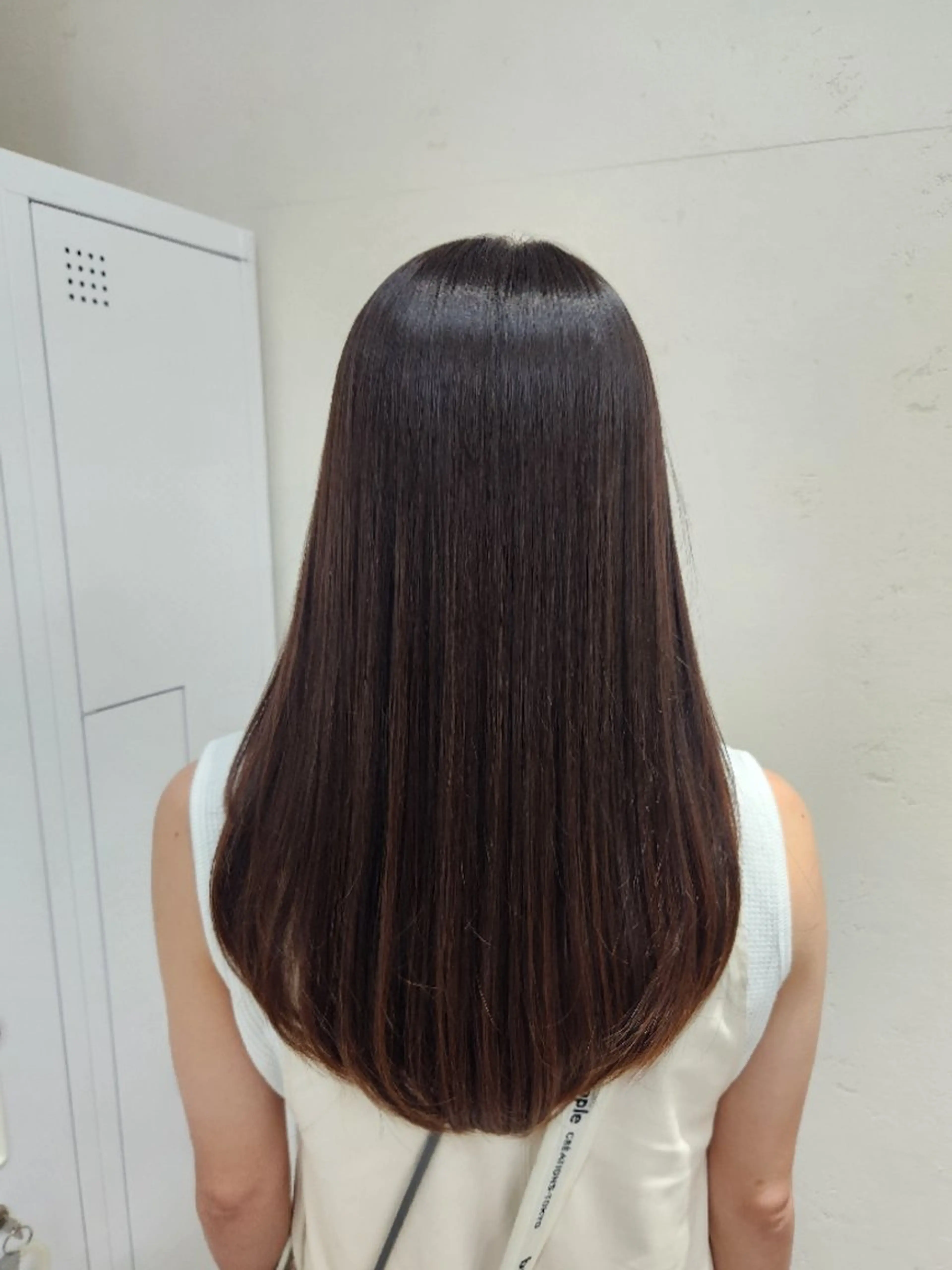 ロング パーマ 縮毛矯正 縮毛矯正 【縮毛矯正/髪質改善 カラー】yumiのヘアスタイル