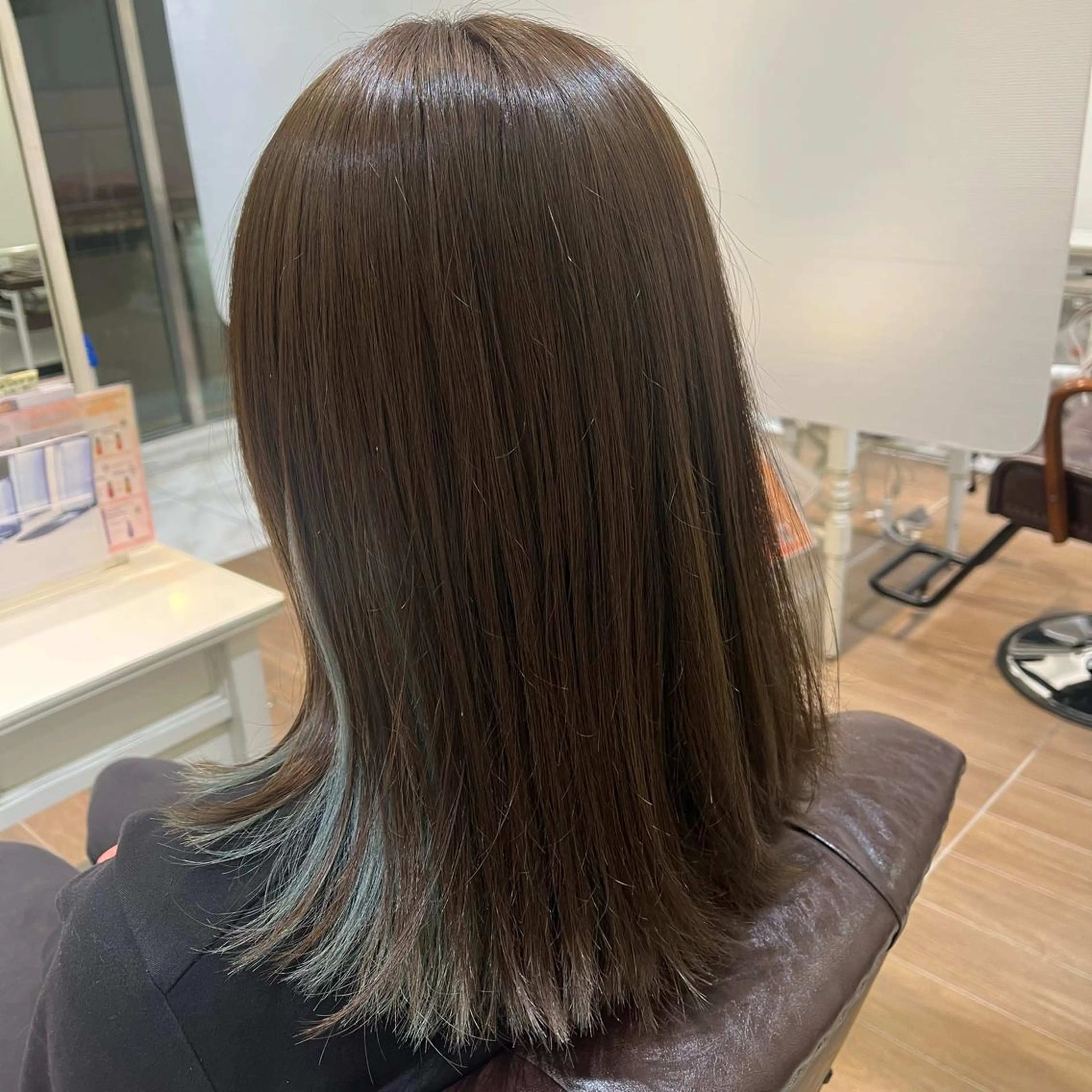 セミロング 白髪染め /増田桃子のヘアスタイル