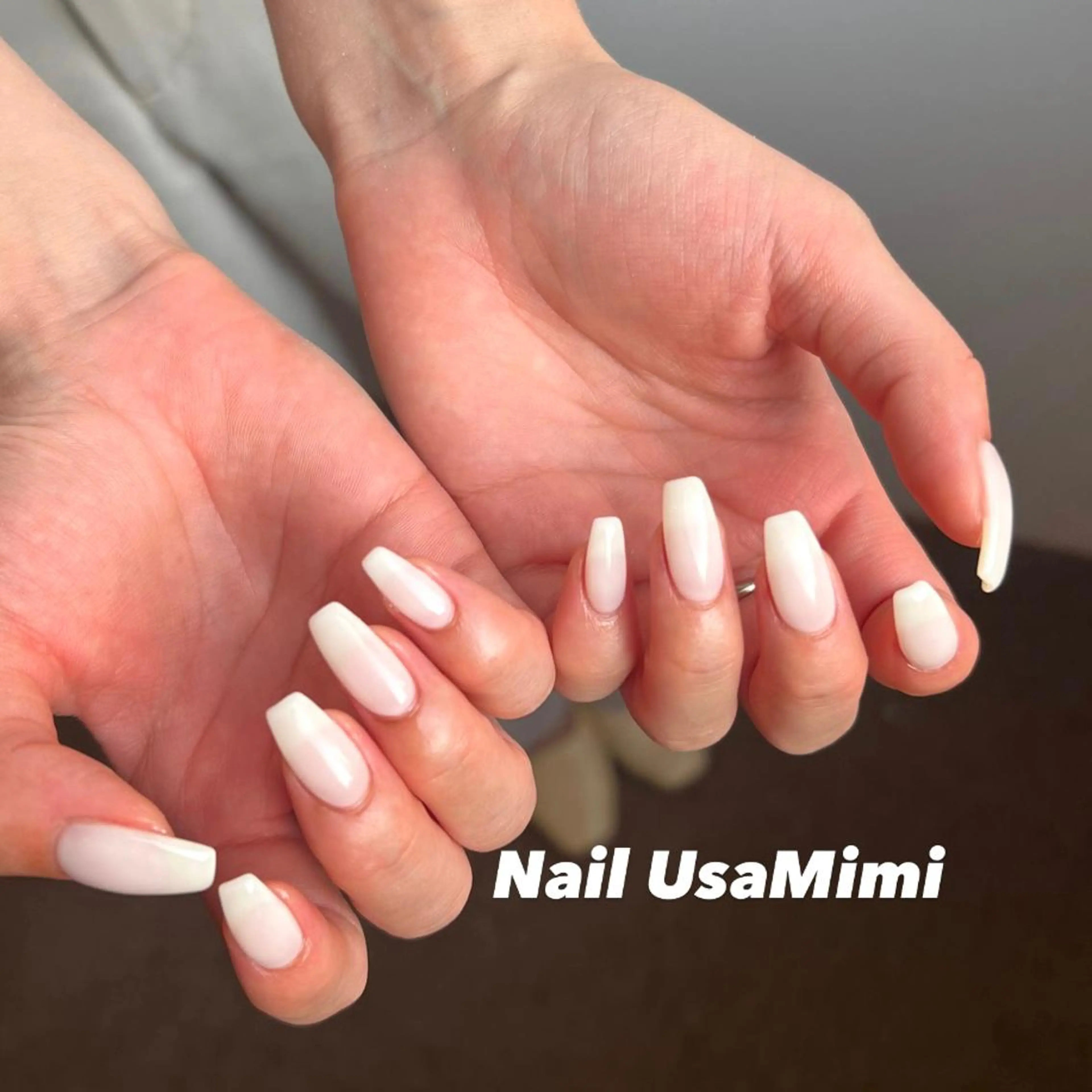 ネイル オーロラネイル フットネイル ジェルネイル 氷ネイル・うるうるネイル キラキラネイル 本町ネイルNail UsaMimiのネイルデザイン