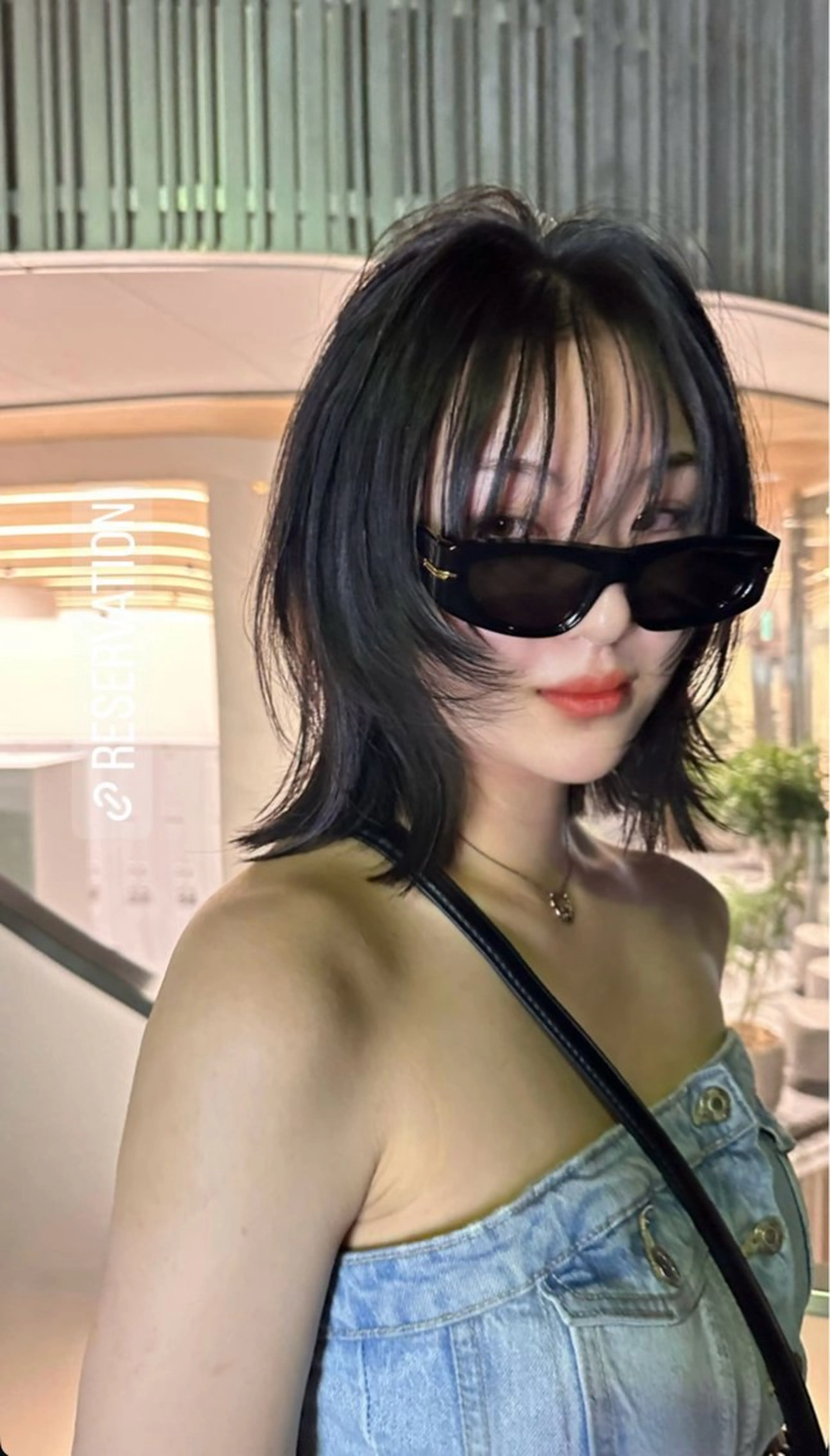 ミディアム カラー レイヤー/韓国/透明 感/Shionのヘアスタイル