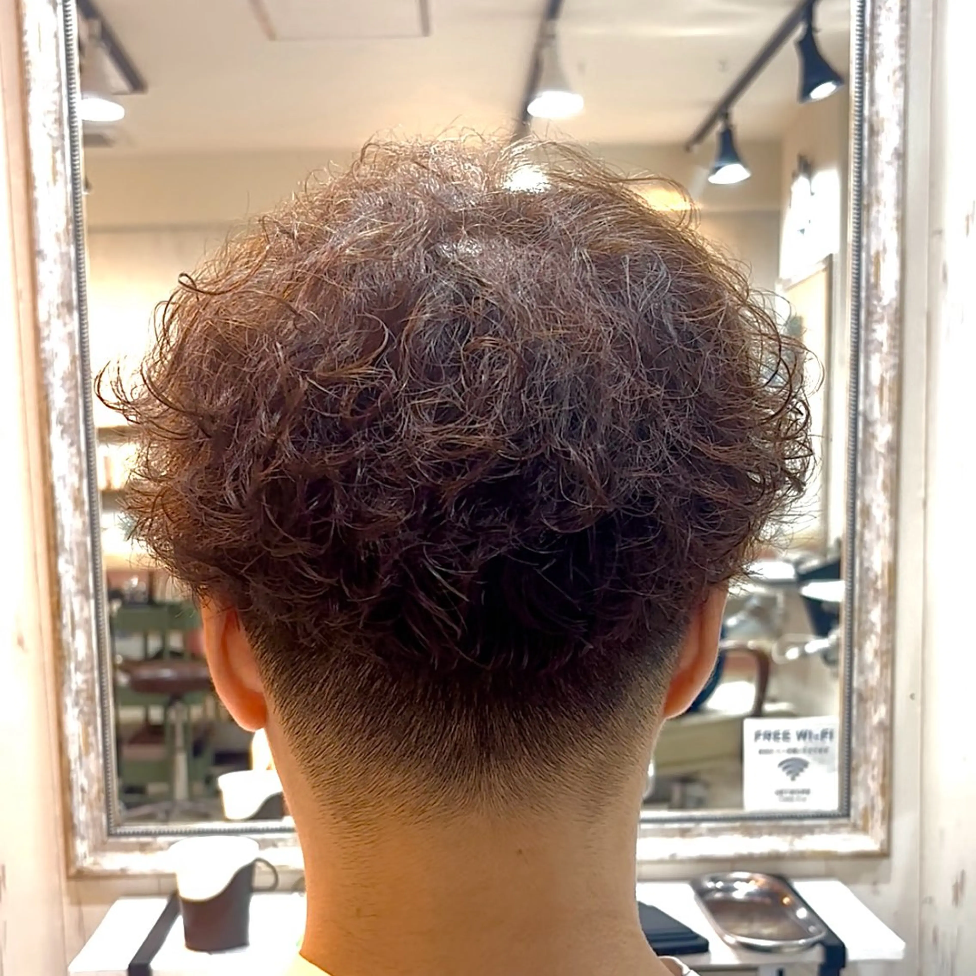 ショート パーマ メンズ ビジネス メンズパーマ 桜木町メンズ/垢抜け /💥ルキのヘアスタイル