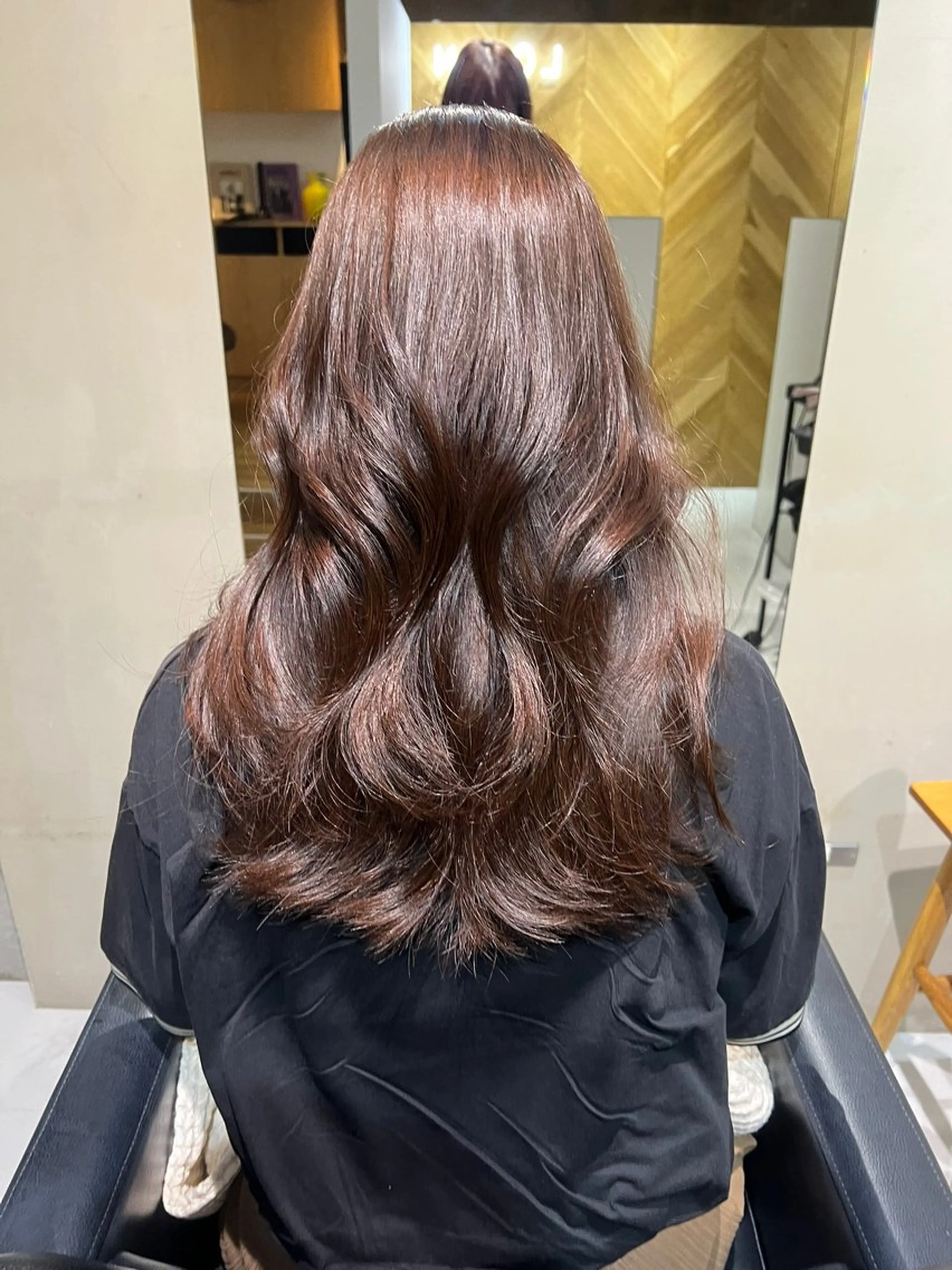 ロング カラー 透明感カラー レイヤーカット/暖色 カラー/mao🎀のヘアスタイル