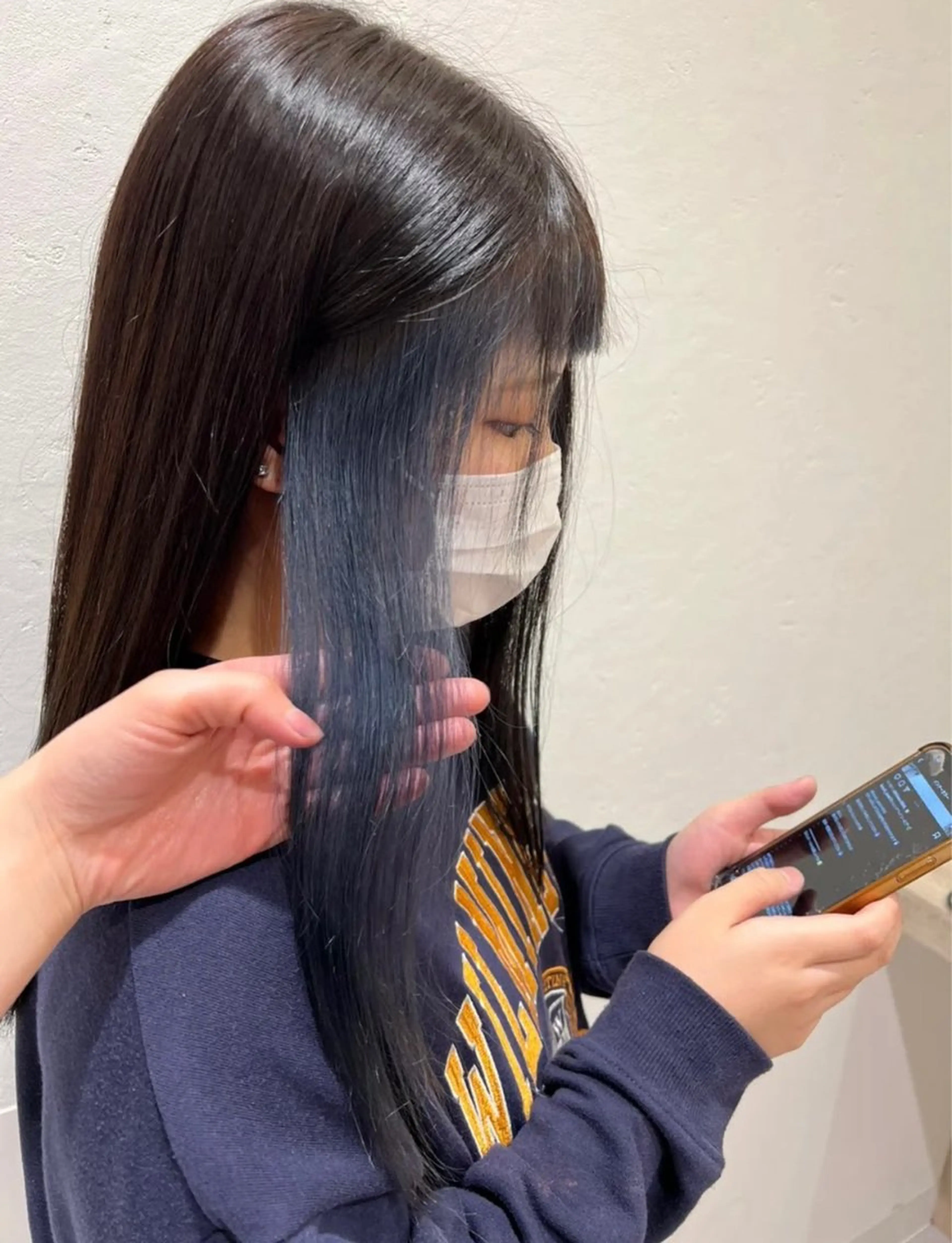 カット➕インナーカラー(ブリーチ有)➕3STEPトリートメント🫧🤍の写真