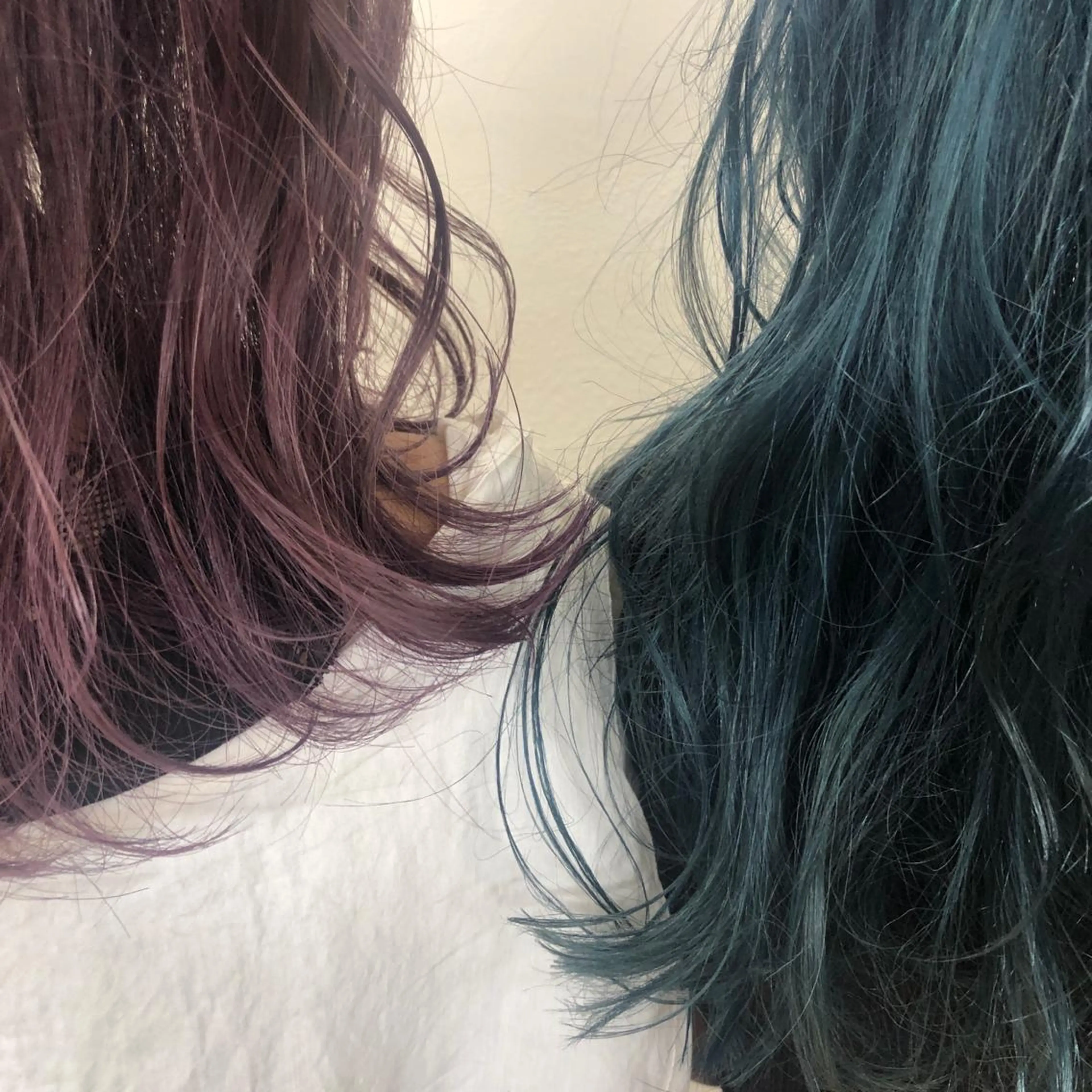 セミロング カラー ヘアカラー トリートメント ヘッドスパ ヘアセット 韓国艶カラー🇰🇷 DISCO💙のヘアスタイル