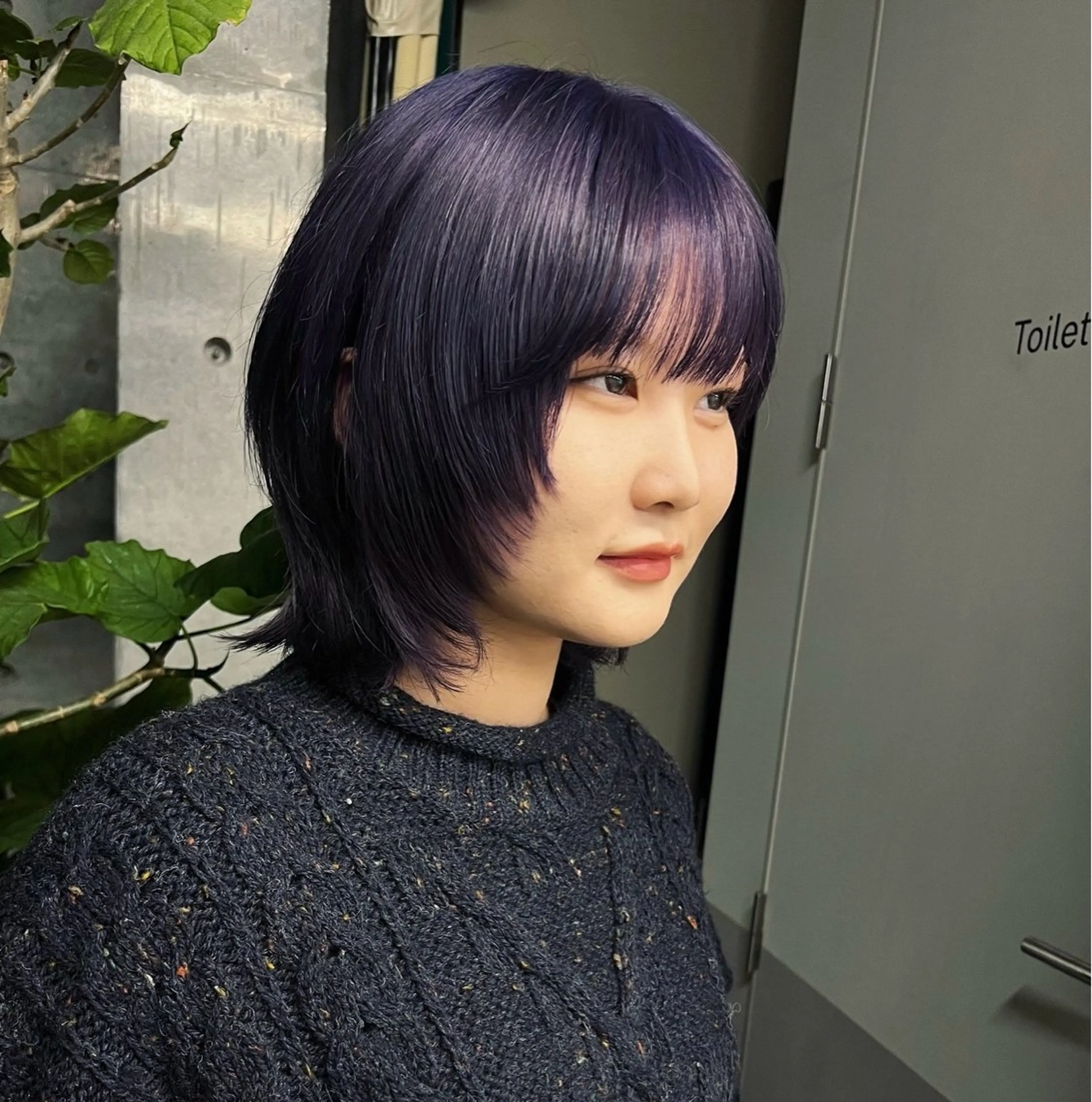 ミディアム カラー カット ヘアカラー ハッシュカット カシマハヤトのヘアスタイル