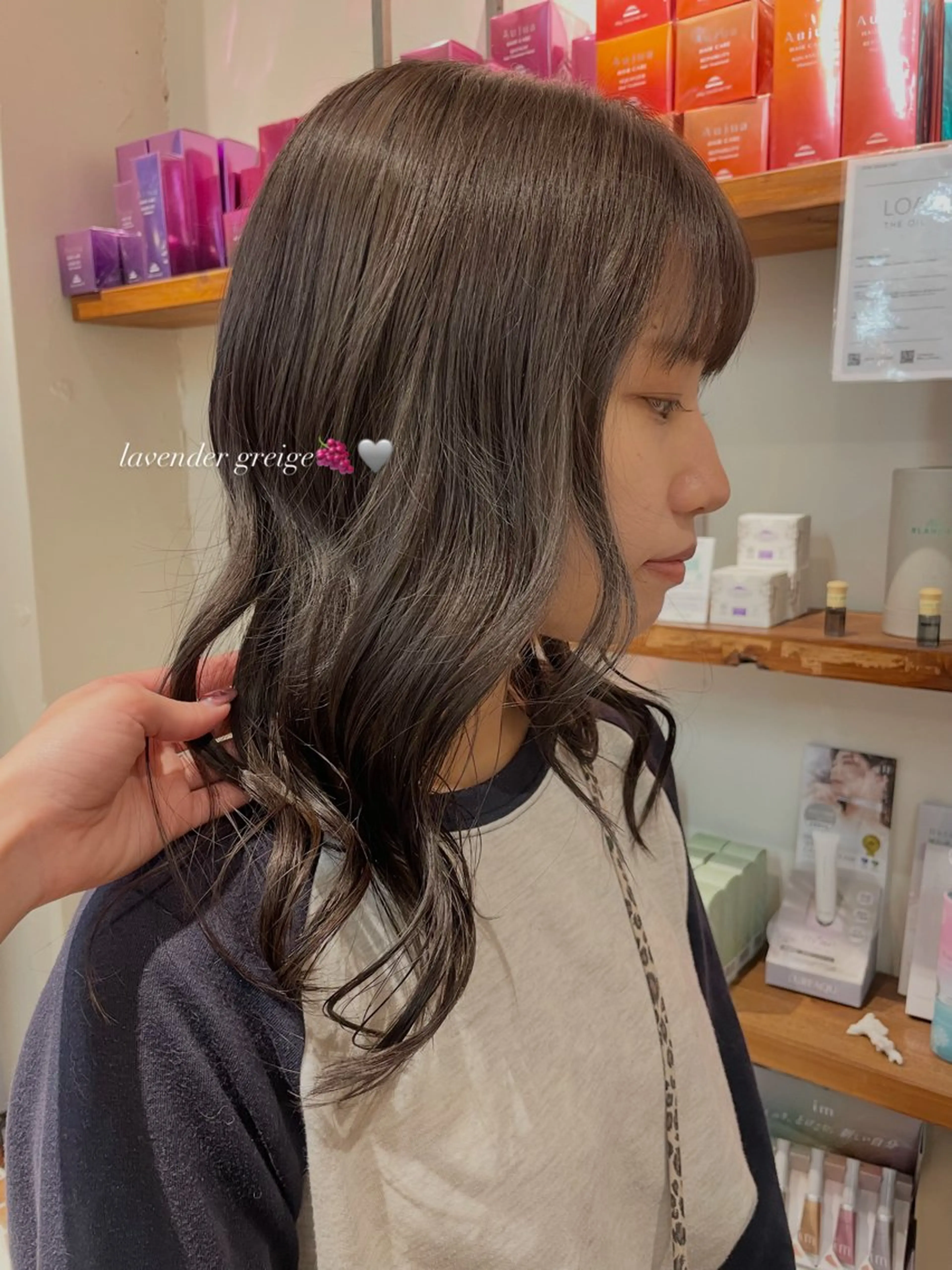 【口コミ書いてくれる方限定💬🩵】ワンカラー+ブローの写真