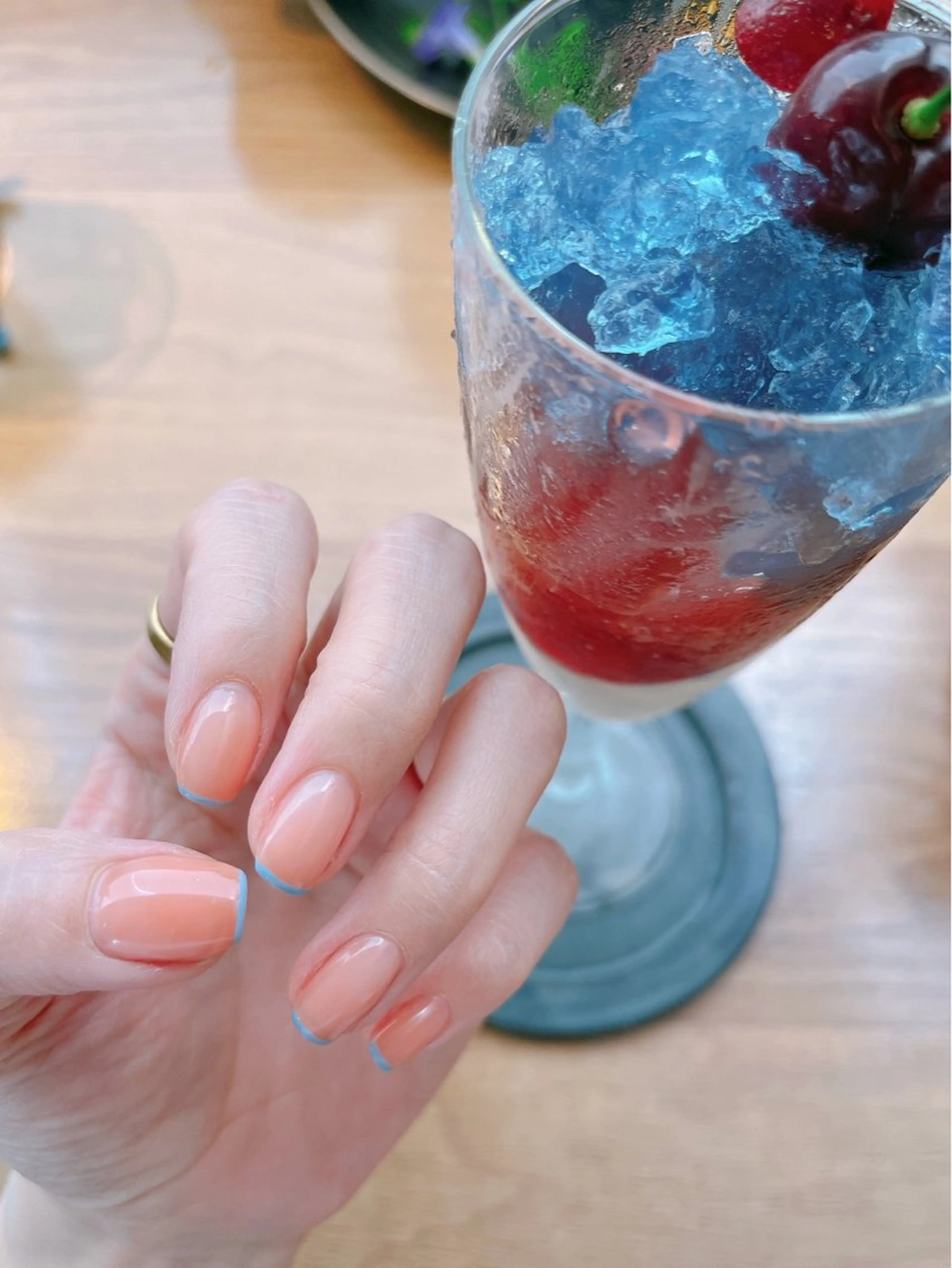 ネイル 長さ出し 持ち込み スカルプネイル atelier mofのネイルデザイン