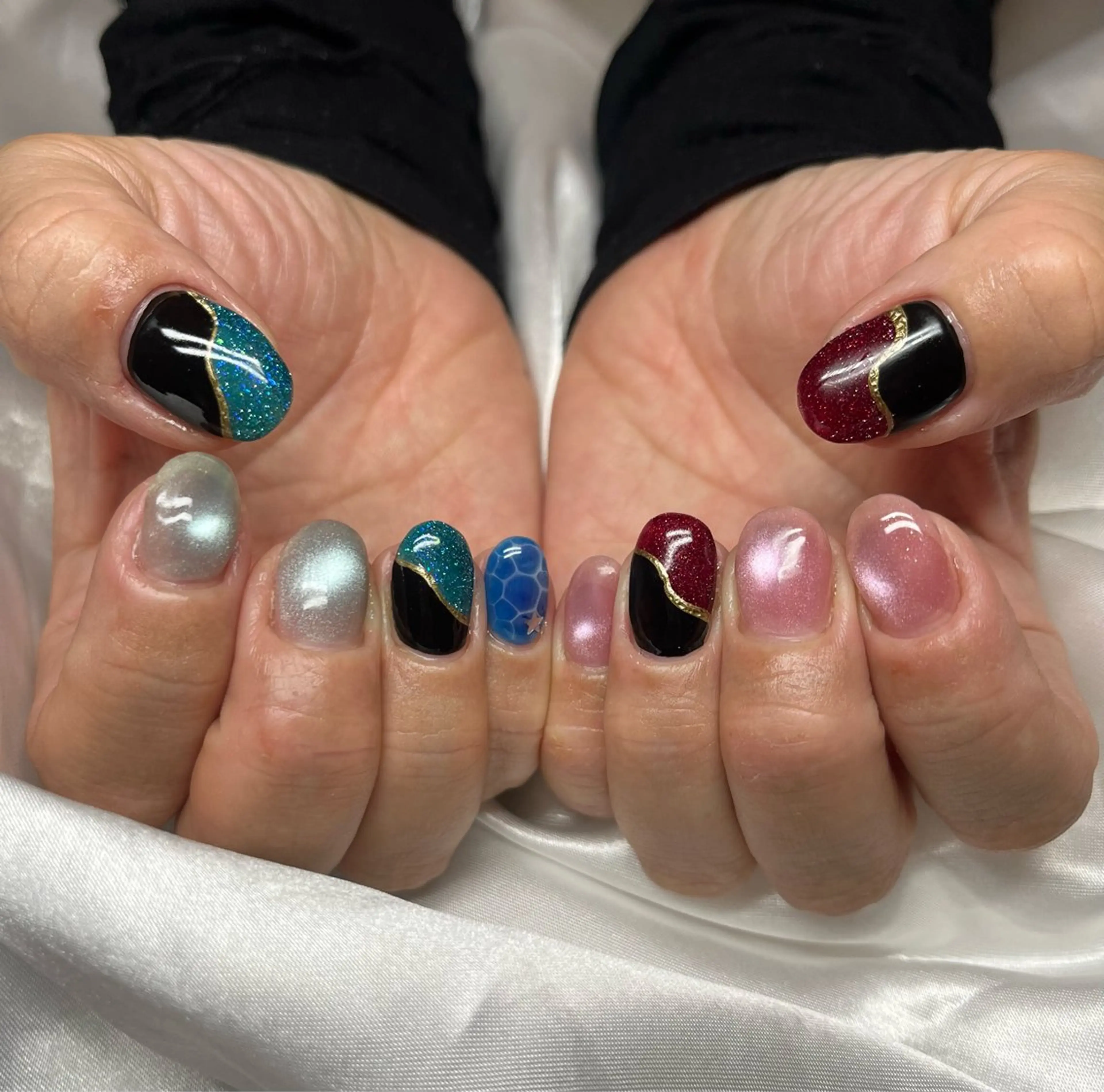 ネイル 夏ネイル ハンドネイル HazeGrass NAILのネイルデザイン