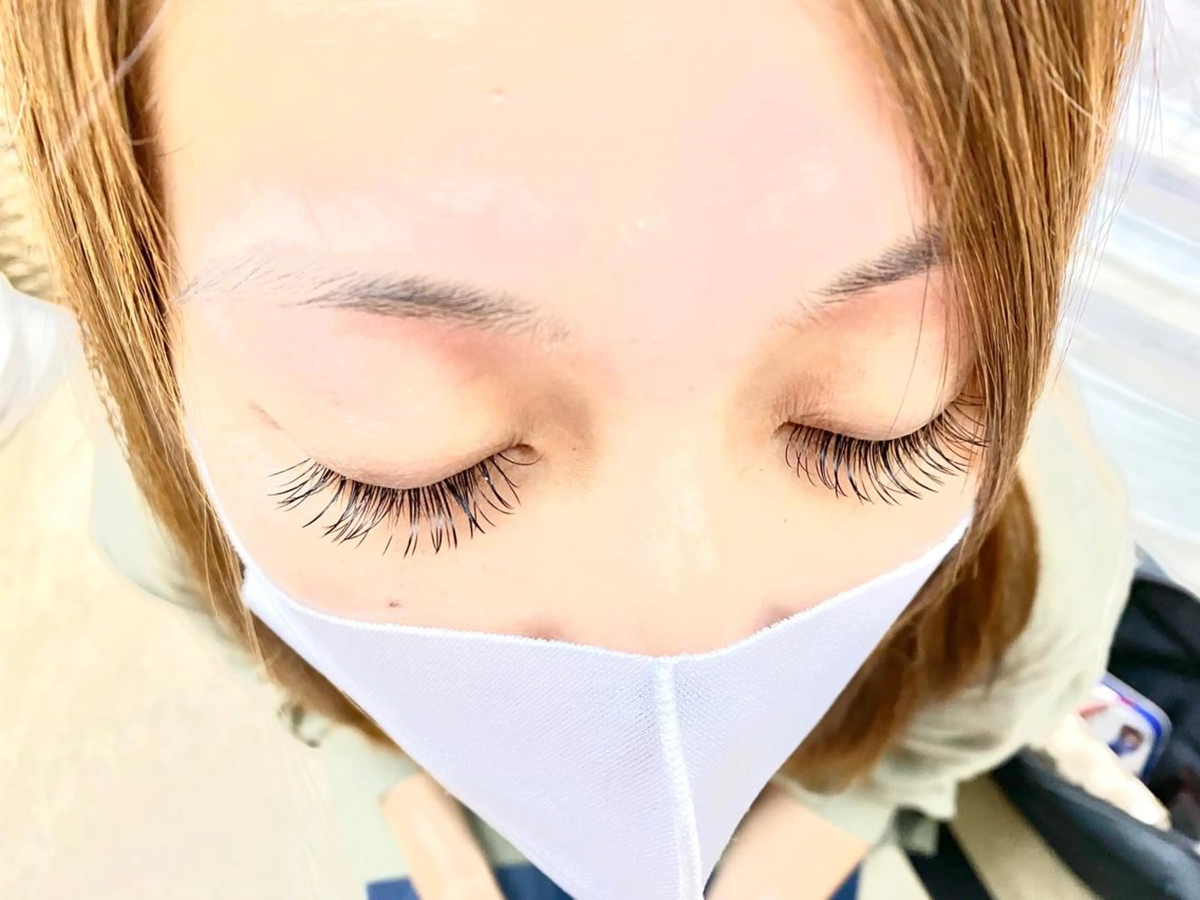 マツエク・マツパ フラットラッシュ ナチュラル Angeli👼 Chiyoのネイルデザイン