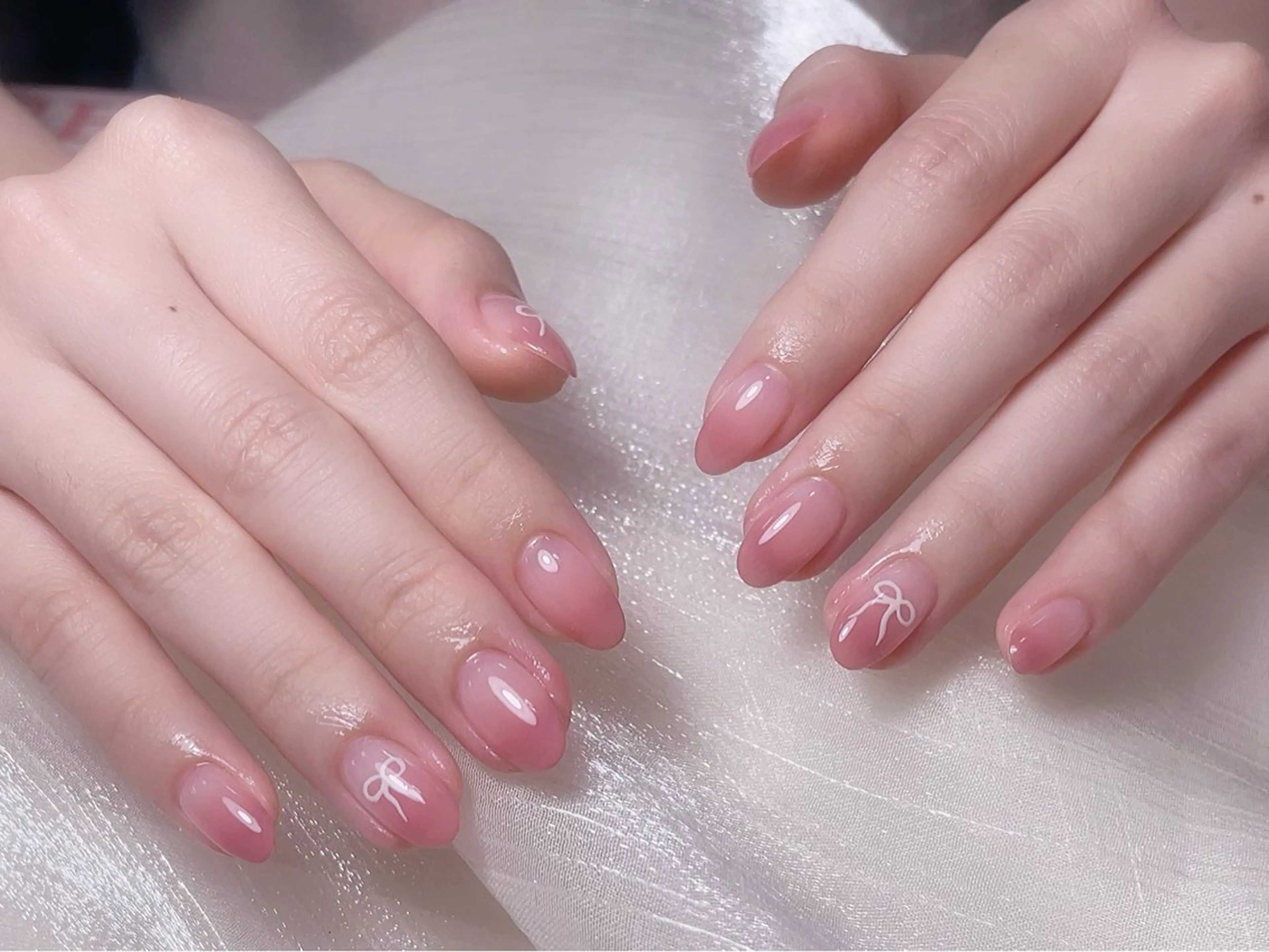 ネイル アートネイル フットネイル フレンチネイル ジェルネイル ニュアンスネイル 桜 ネイルのネイルデザイン