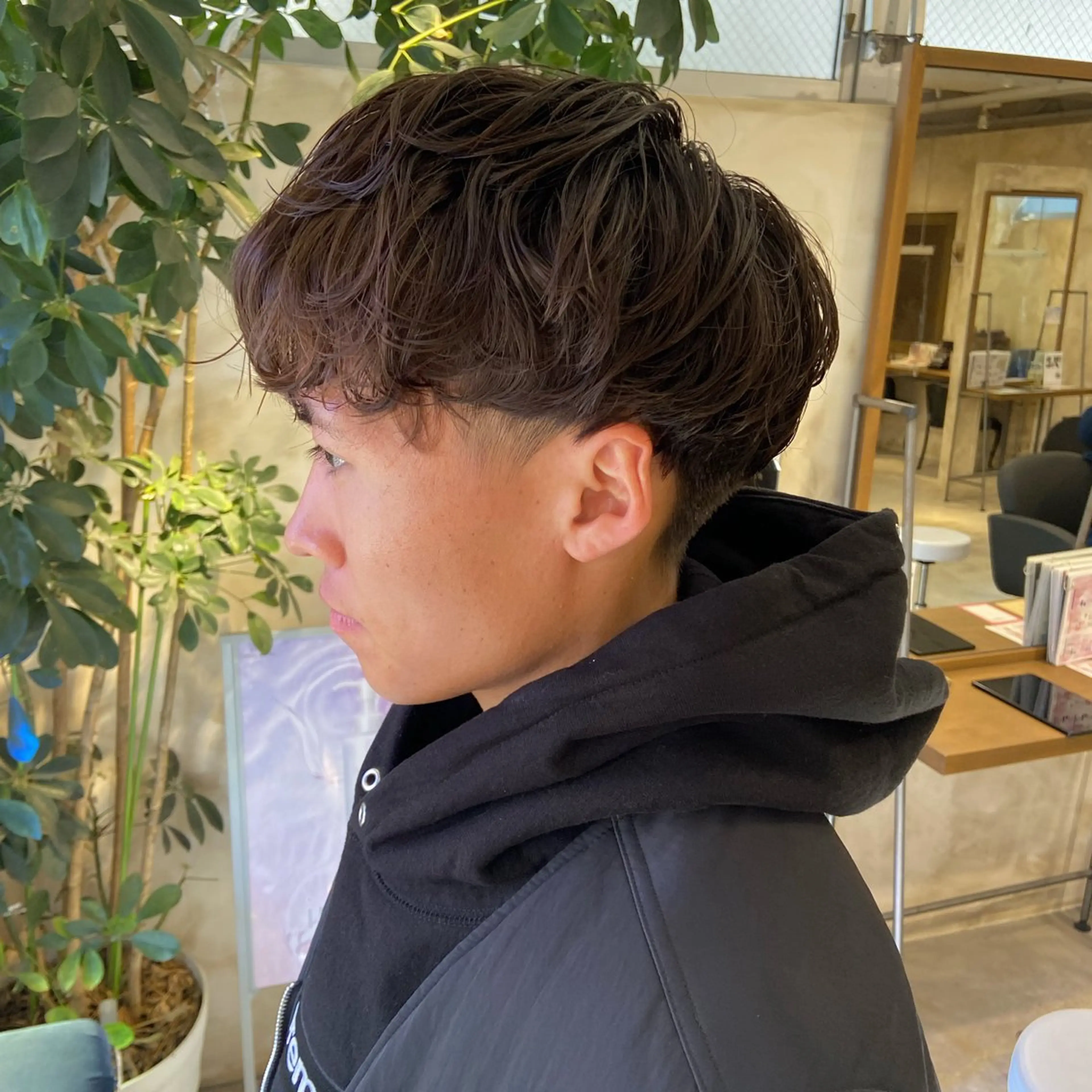 ショート パーマ メンズ ENIEN MAKE'S 立川所属・綾/ベージュカラー /パーマ🩰のヘアスタイル