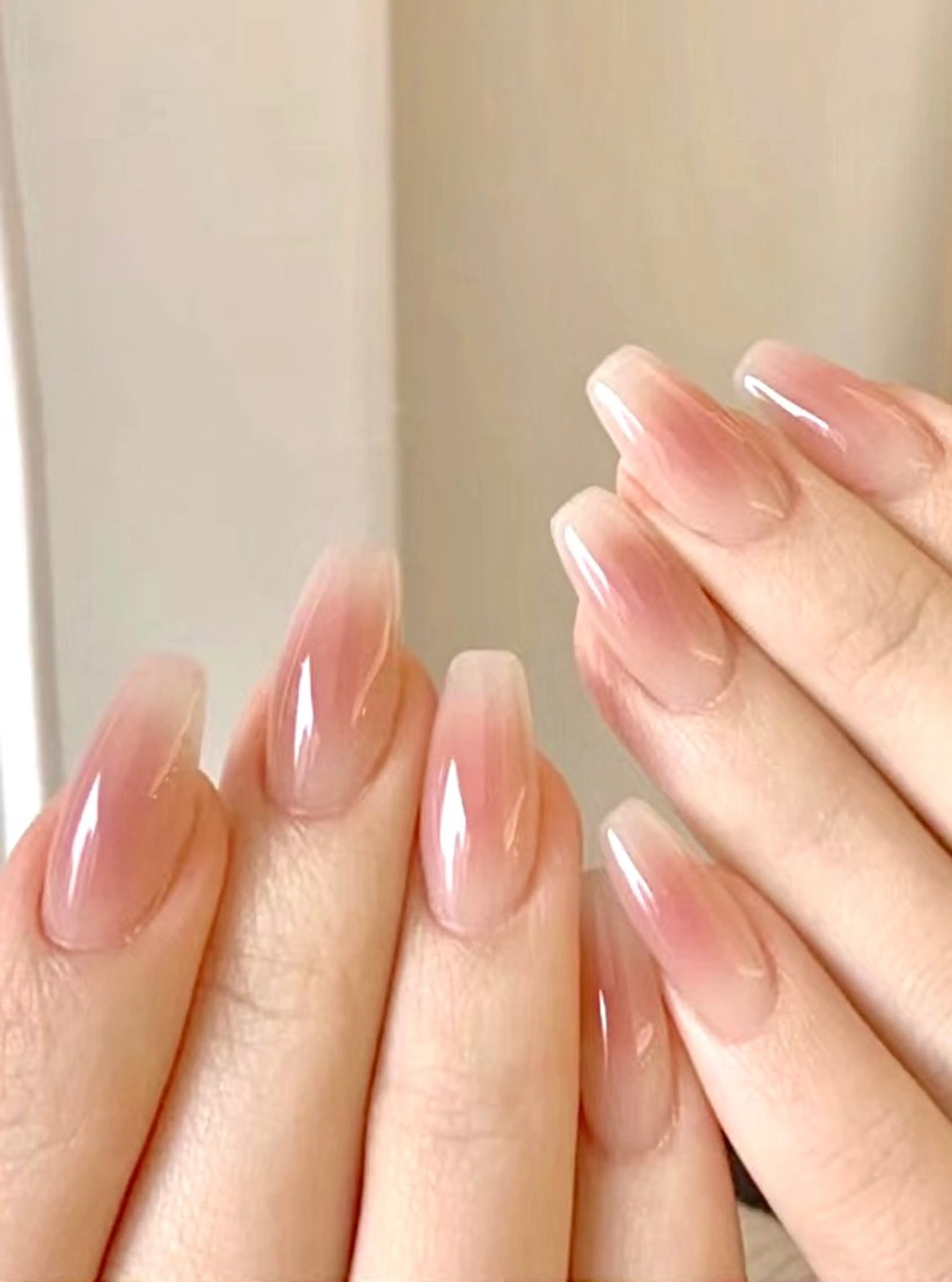 ネイル チークネイル キラキラネイル Ugirl Nail Pinpin🤍のネイルデザイン