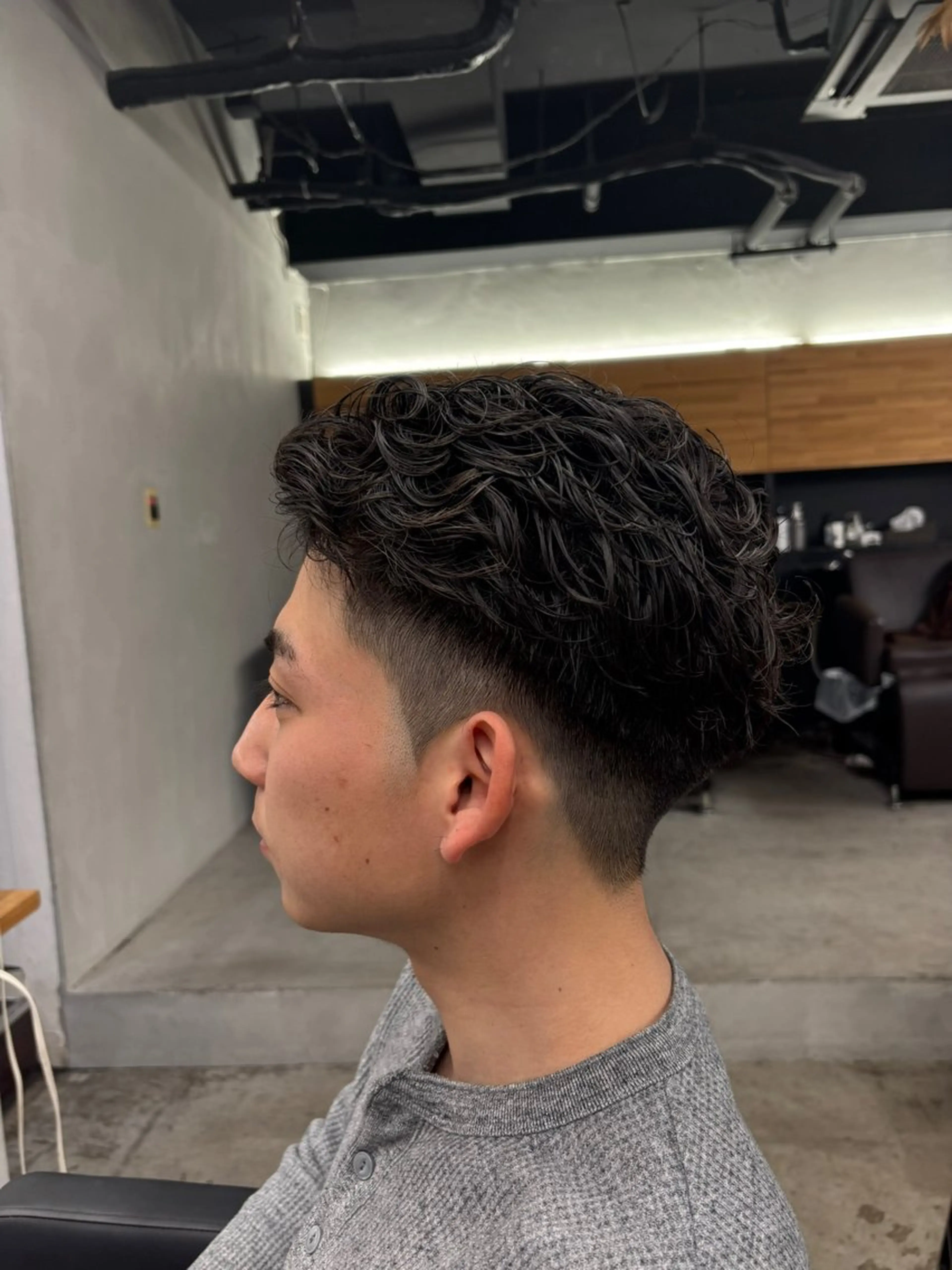 パーマ メンズ カット パーマ mono / Manatoのヘアスタイル