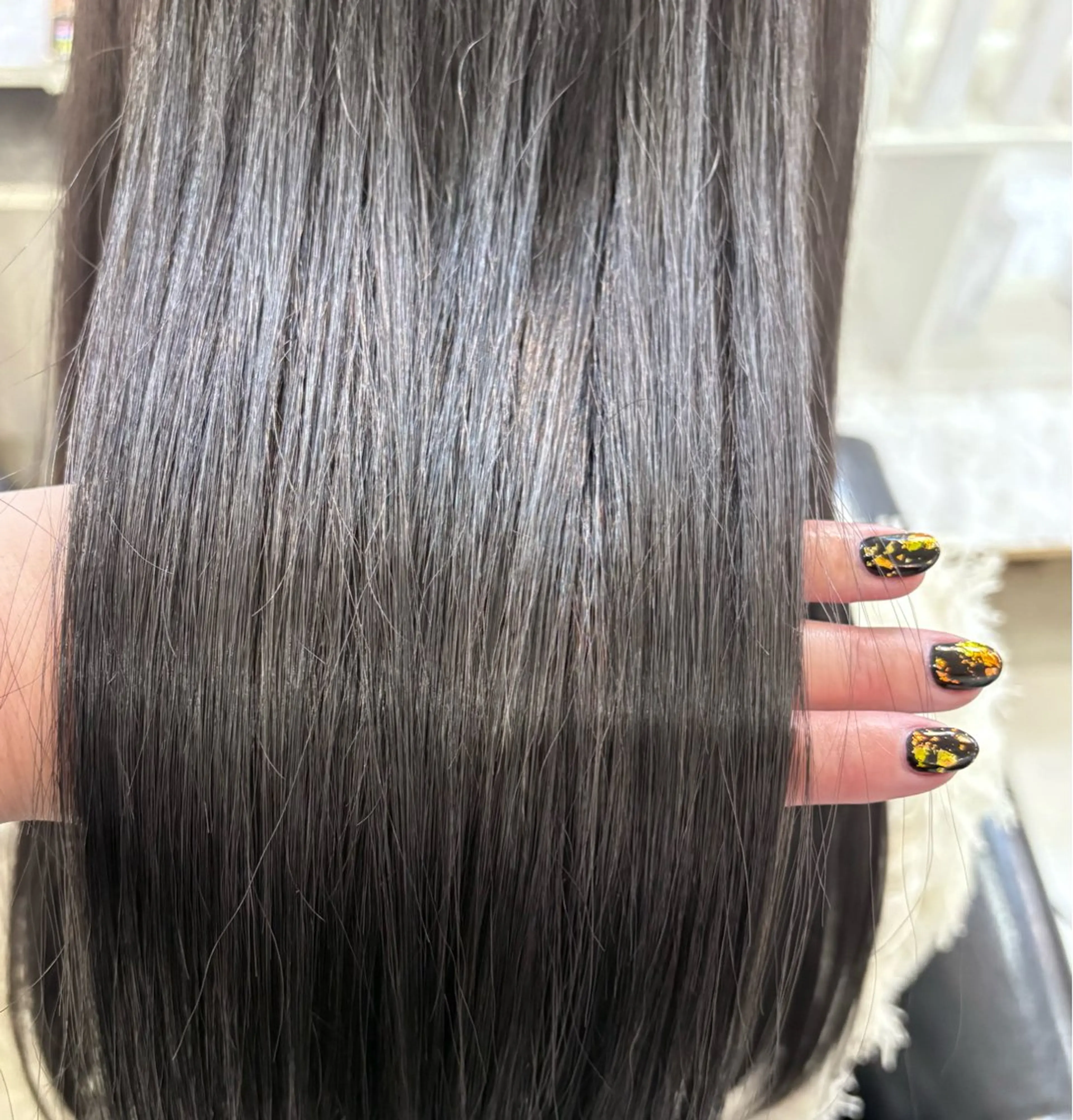 カラー 透明感カラー グレージュ ヘアカラー トリートメント CROSS⭐️ さいとうのヘアスタイル