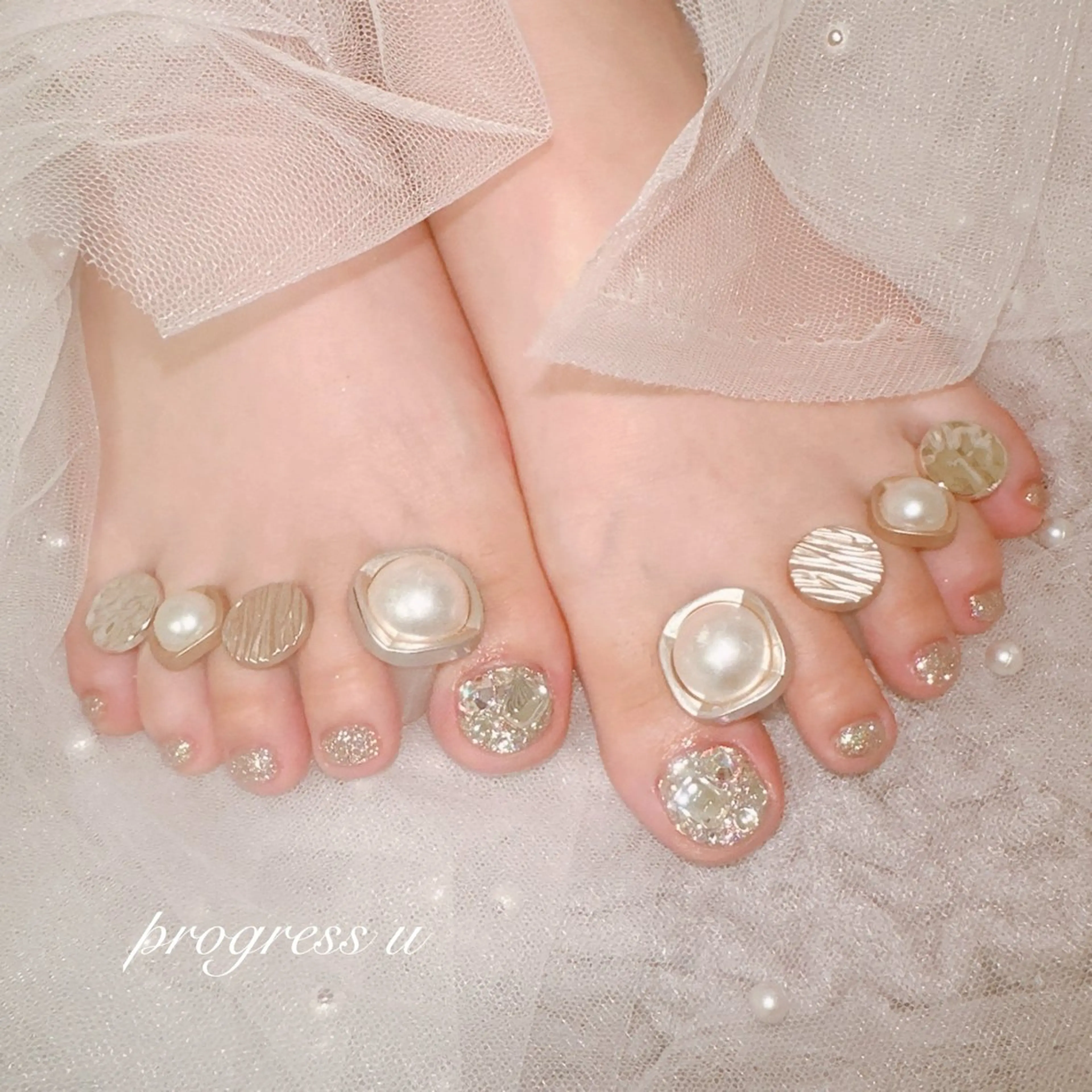 ネイル フットネイル progress uのネイルデザイン