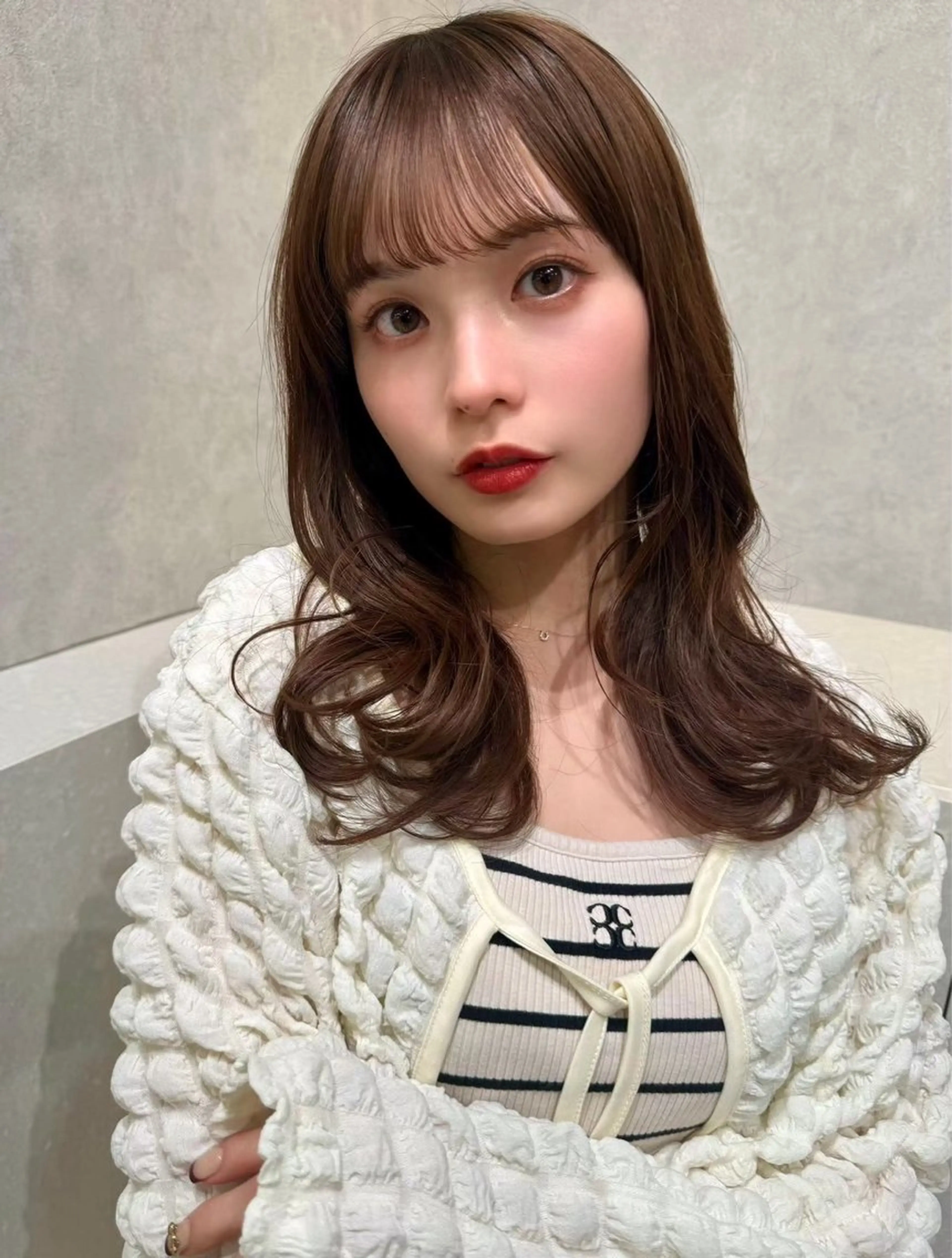 セミロング カラー ✨艶髪✨ 可西 凜々子のヘアスタイル
