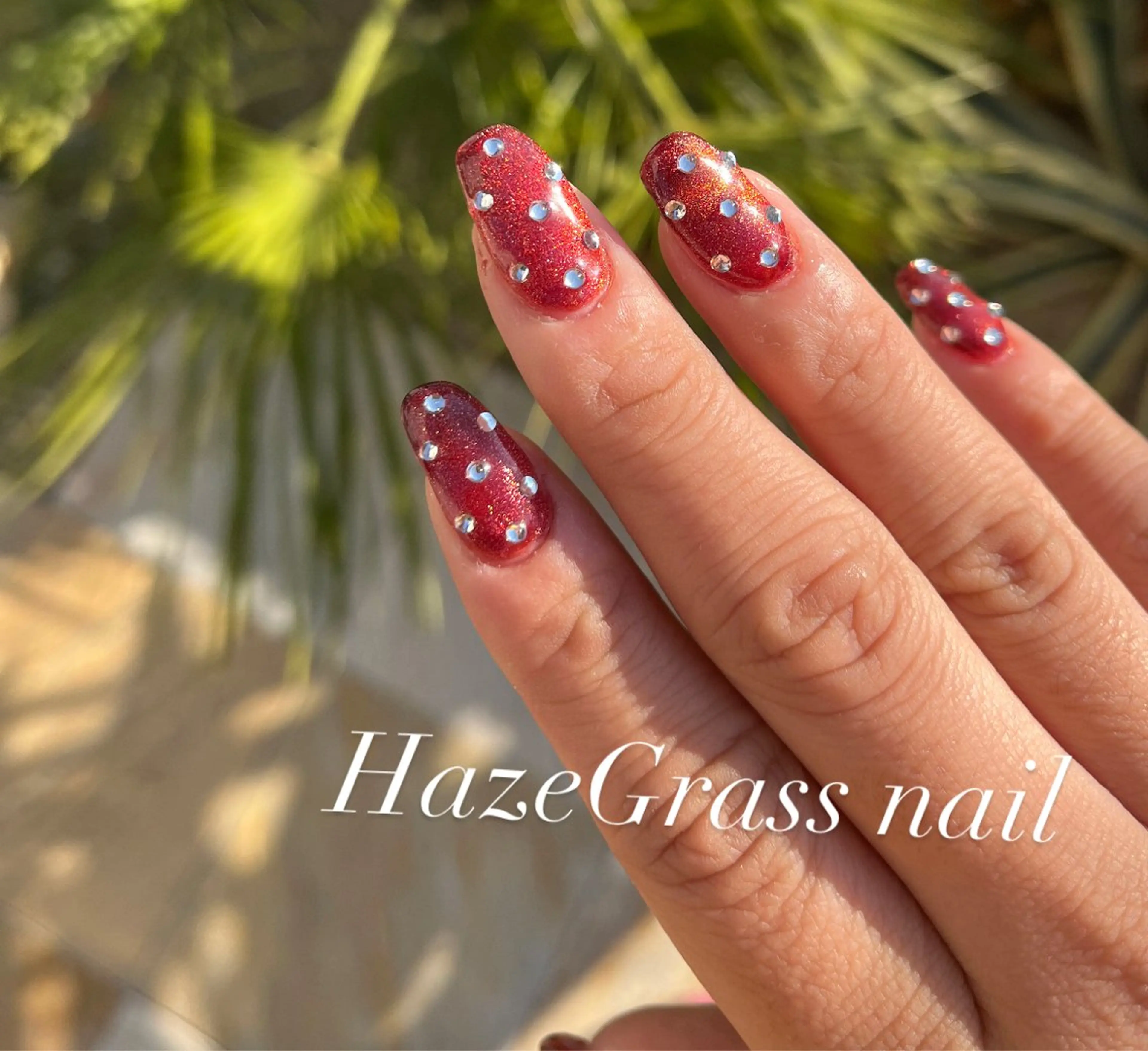 ミディアム HazeGrass NAILのネイルデザイン