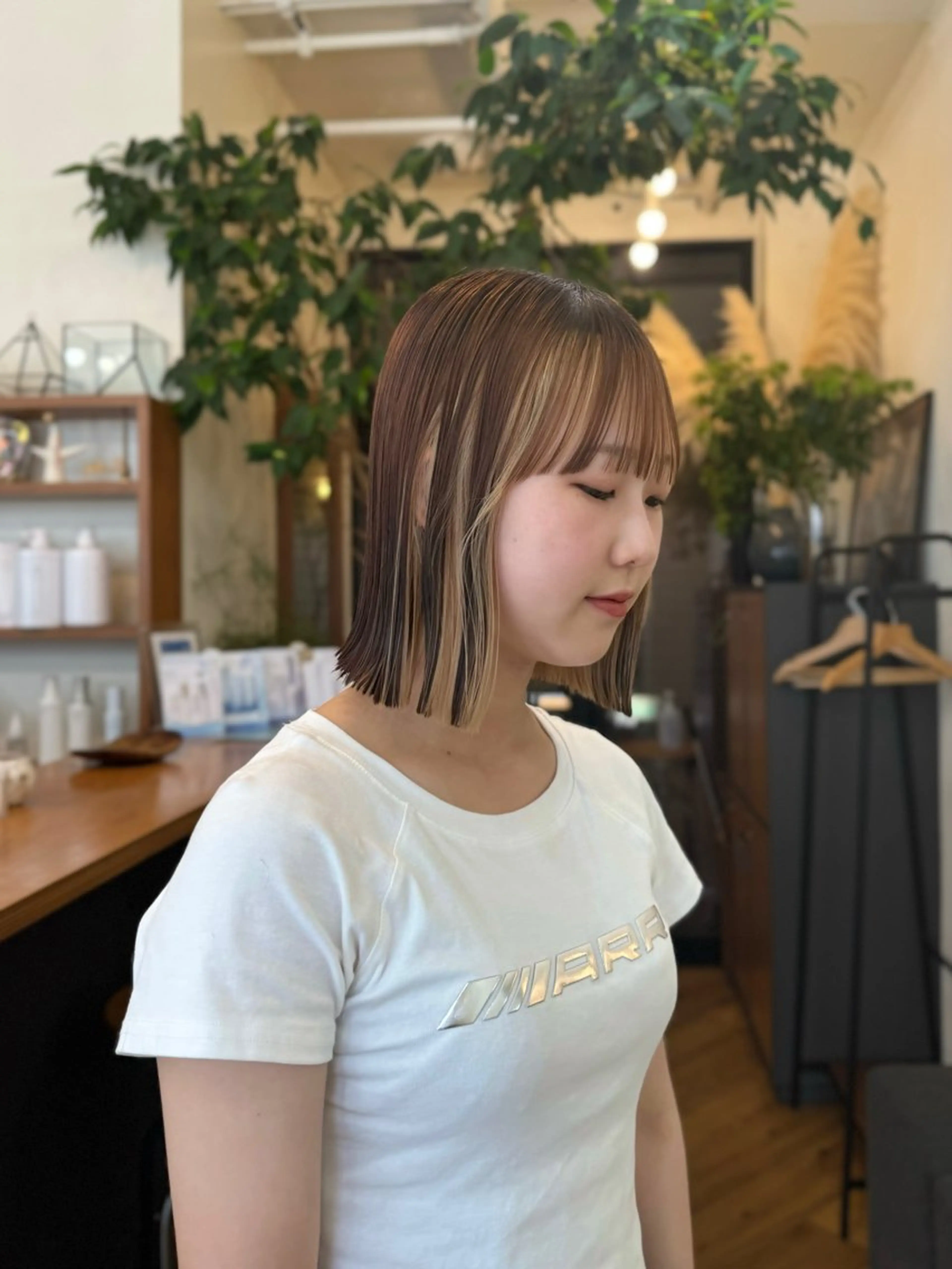 ミディアム ボブ ボブ/ショ ート/タカダアスミのヘアスタイル
