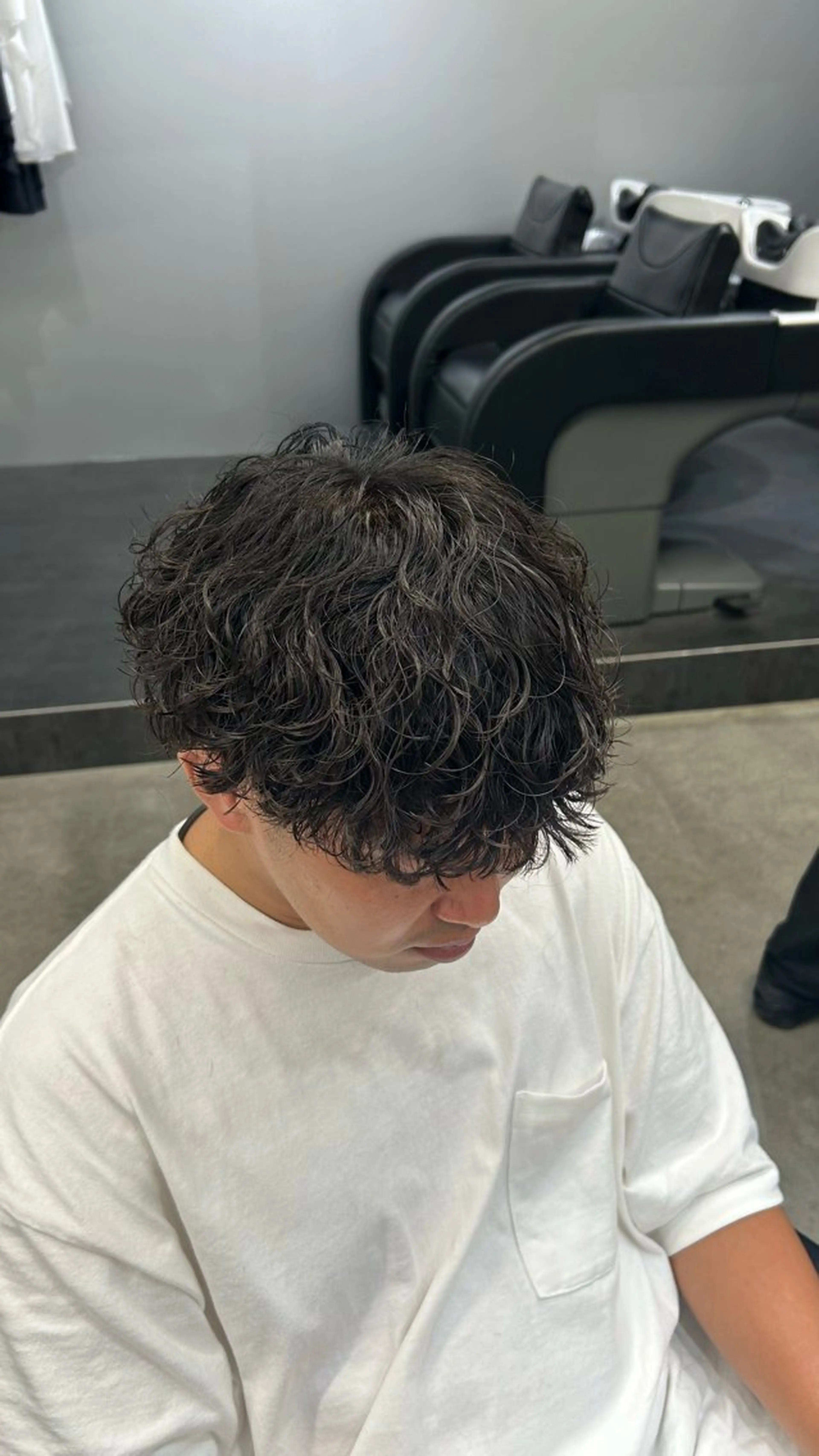 パーマ メンズ 藤平海音/fifth PARKのヘアスタイル