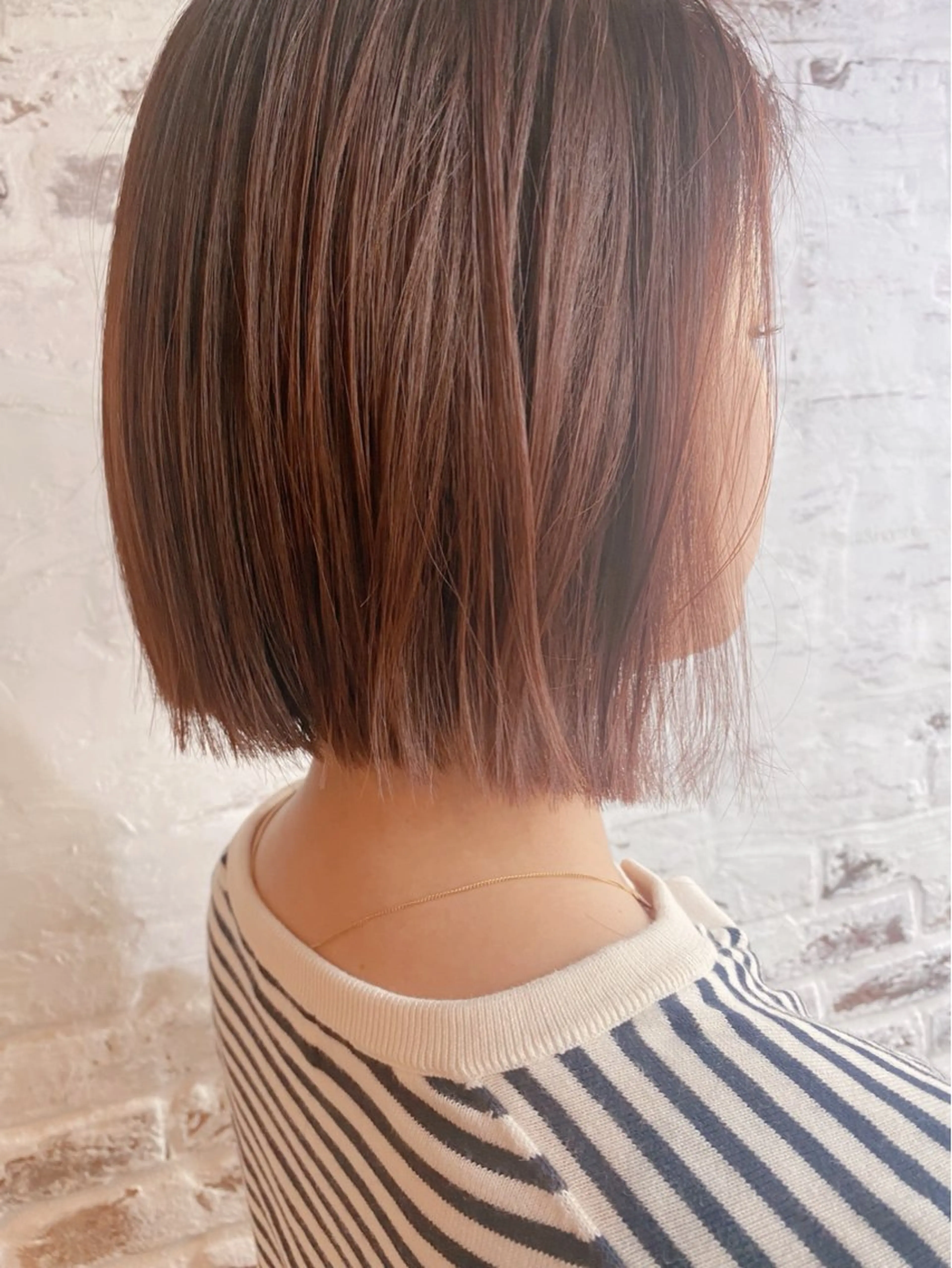 カラー ピンクカラー ピンクパープル バイオレットカラー conne& ririのヘアスタイル