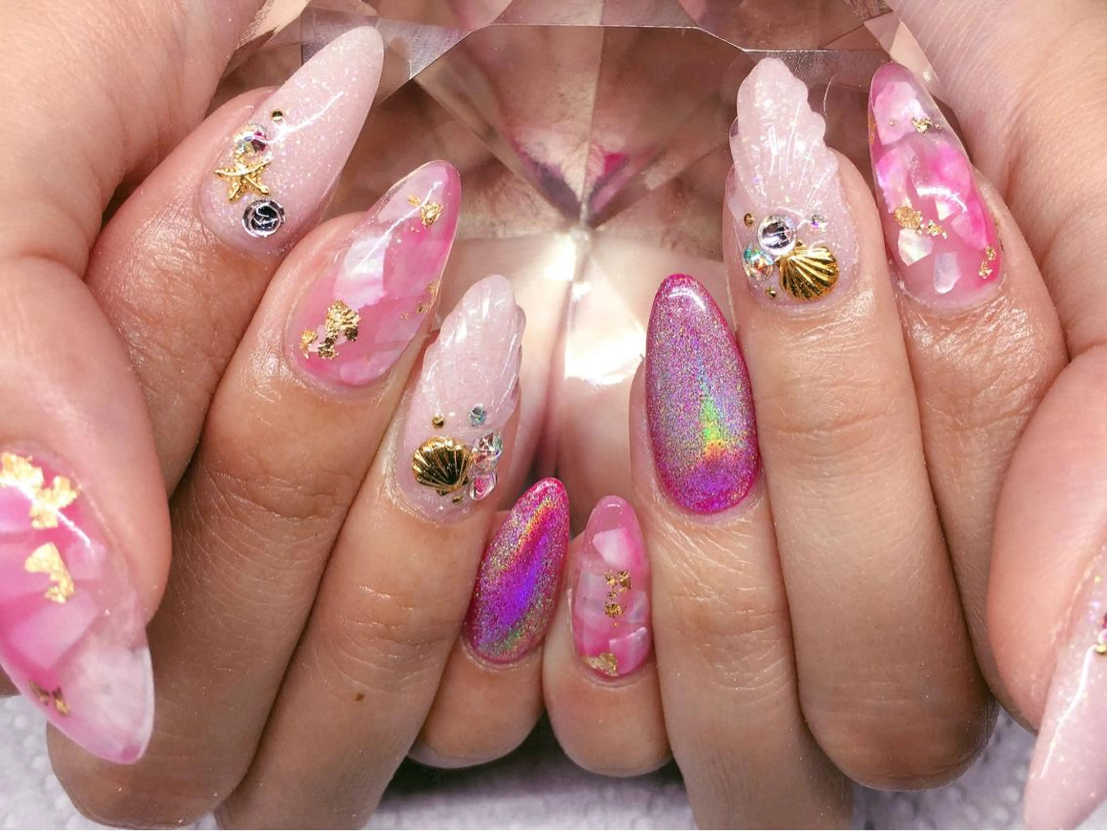 ネイル アートネイル スカルプネイル ネイルサロンアウル ayaka💋のネイルデザイン