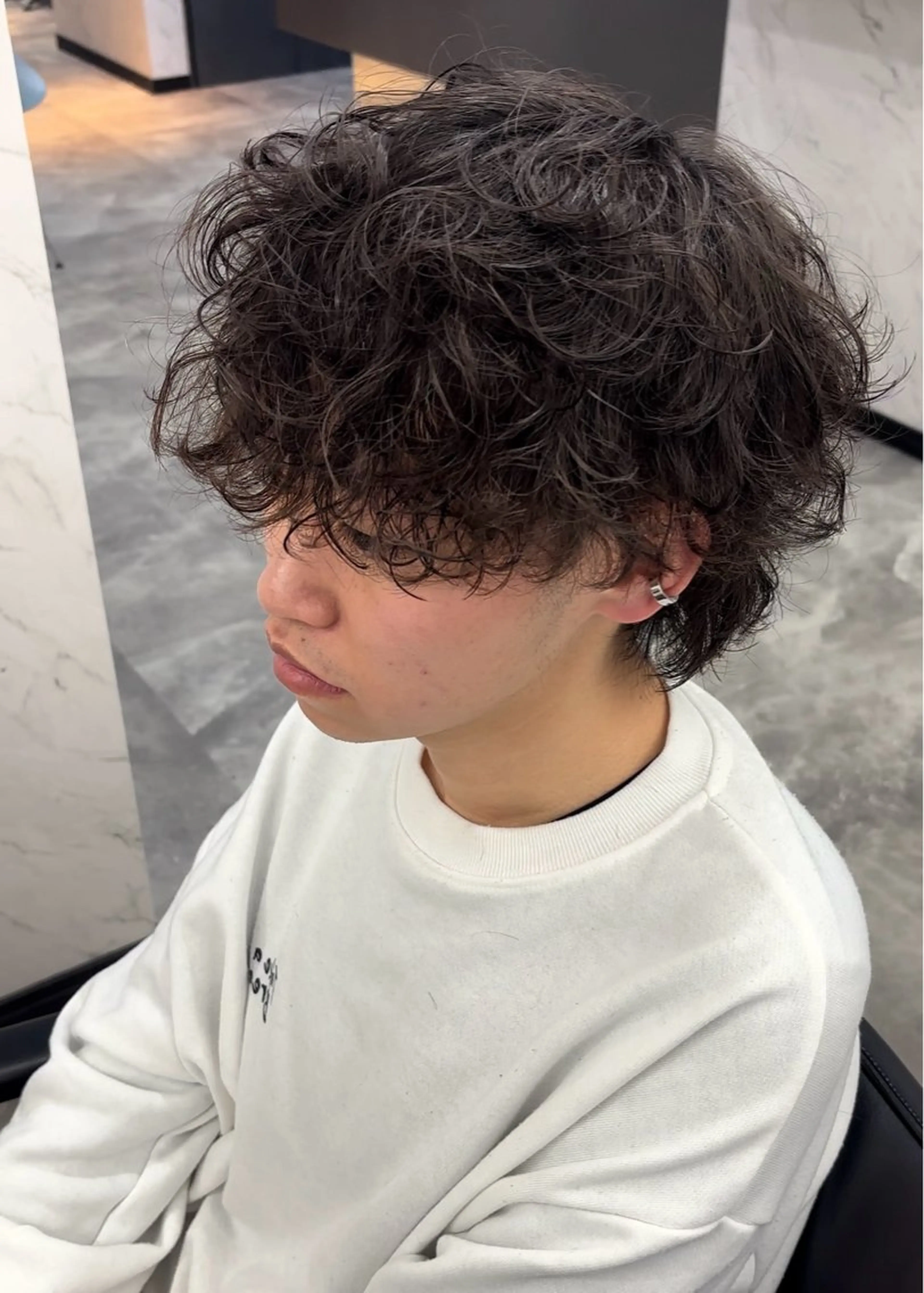 メンズ メンズ韓国風 メンズパーマ HOMME BLANCHE'所属・💫メンズカット💫 Natsukiのヘアスタイル