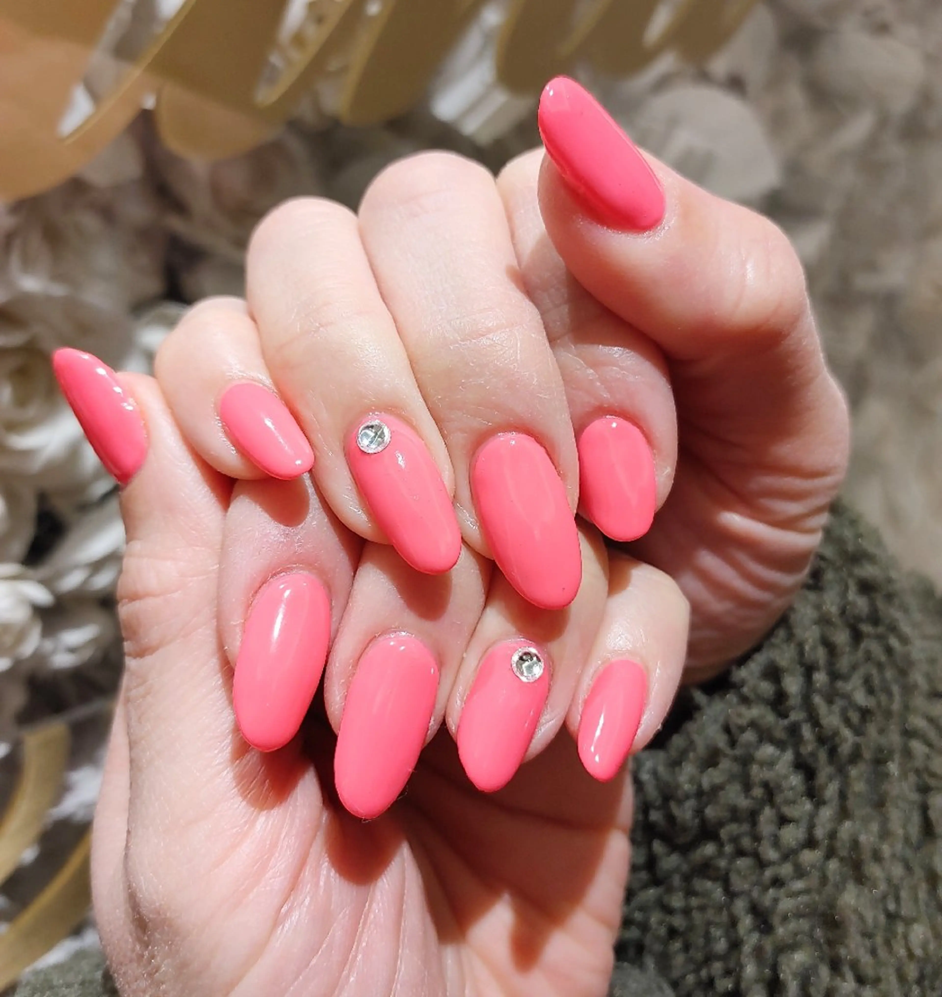 ネイル ピンク ハンドネイル La Luna アヤカのネイルデザイン