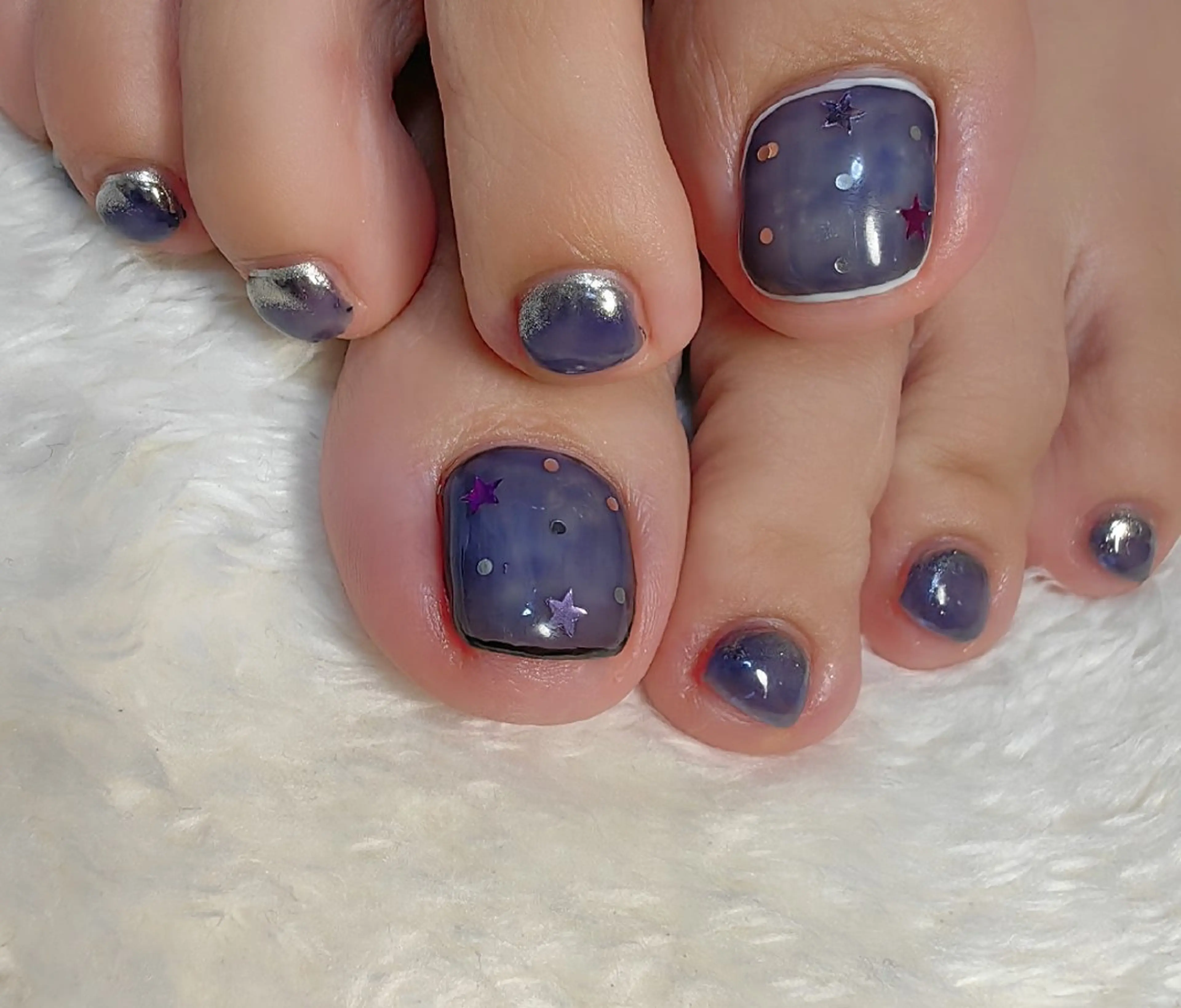 ネイル クリアネイル フットネイル reve あやののネイルデザイン