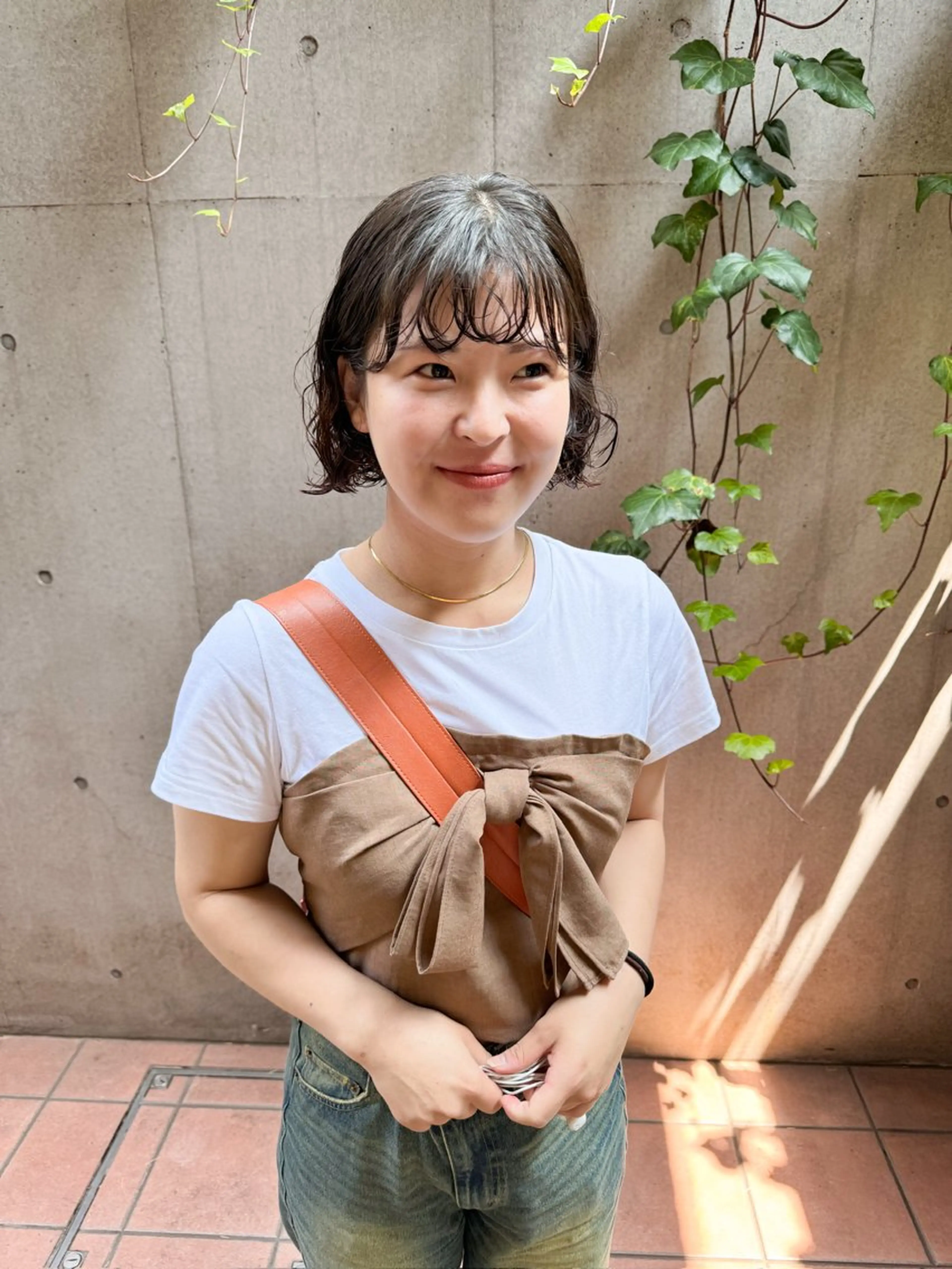 ショート パーマ カット パーマ 大橋 芽衣のヘアスタイル