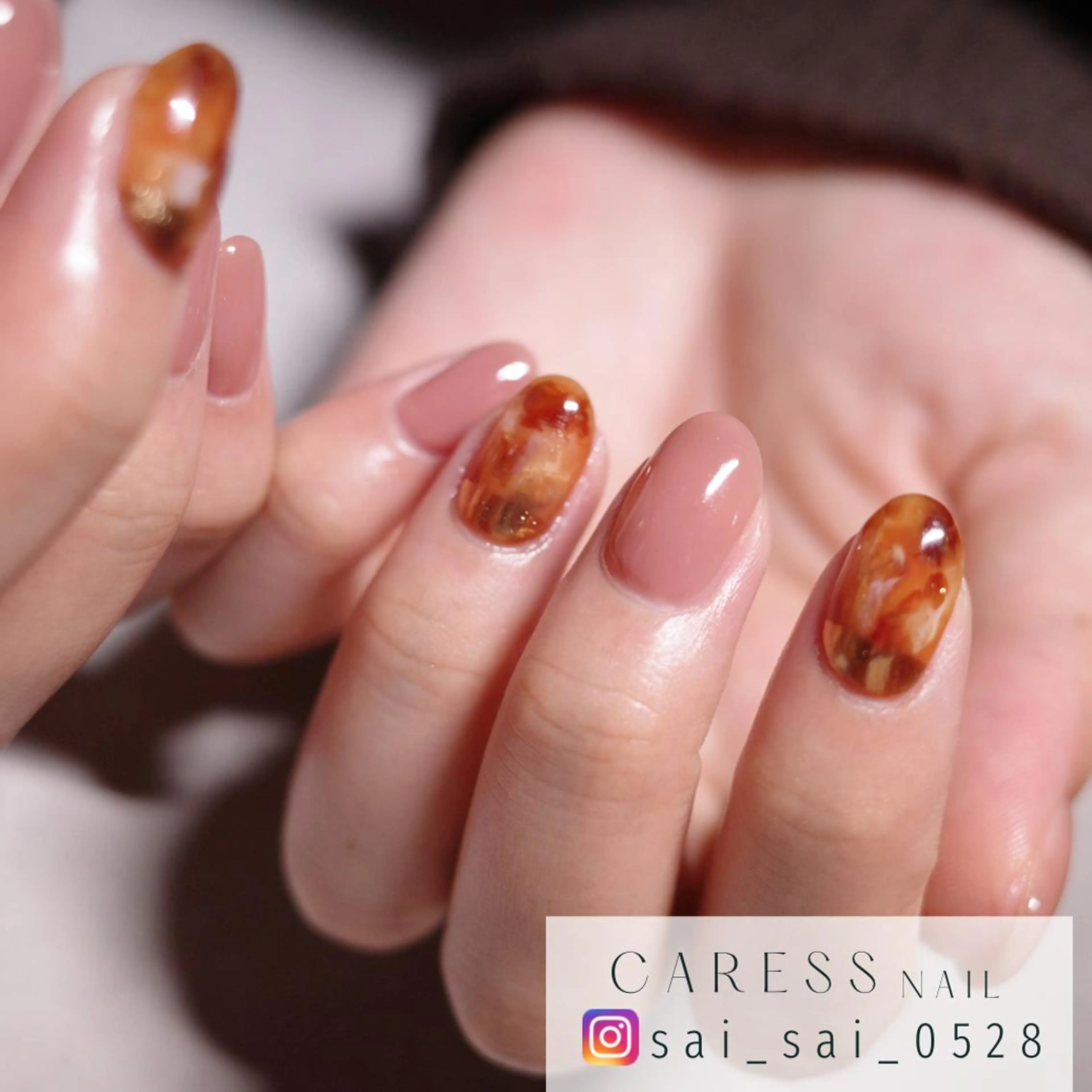 ネイル caress  nail カレスネイル　代々木上原所属・カレスネイル さいのネイルデザイン