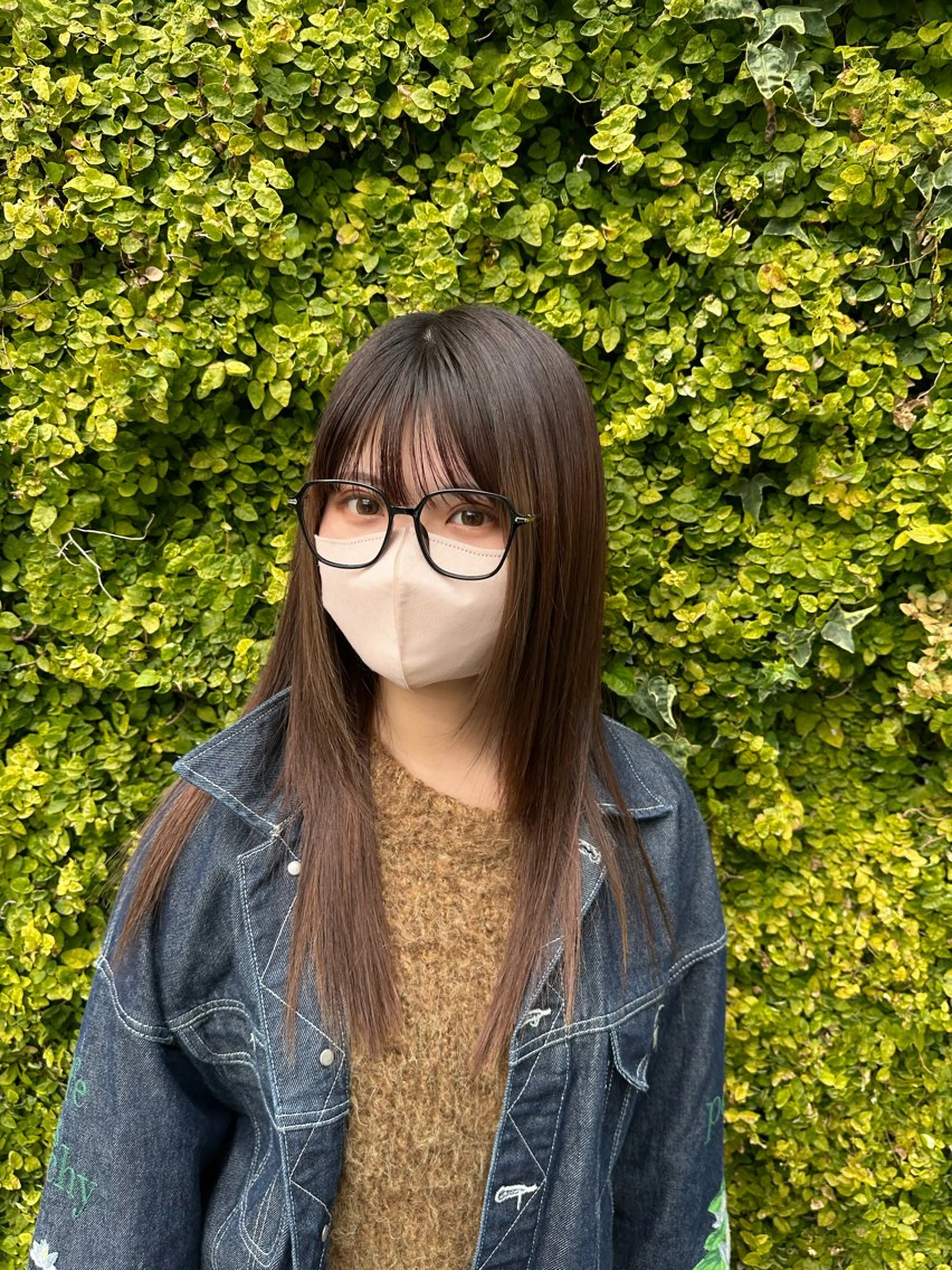 セミロング カラー Wisteria所属・美髪特化✨ 伊織✨縮毛矯正✨のヘアスタイル