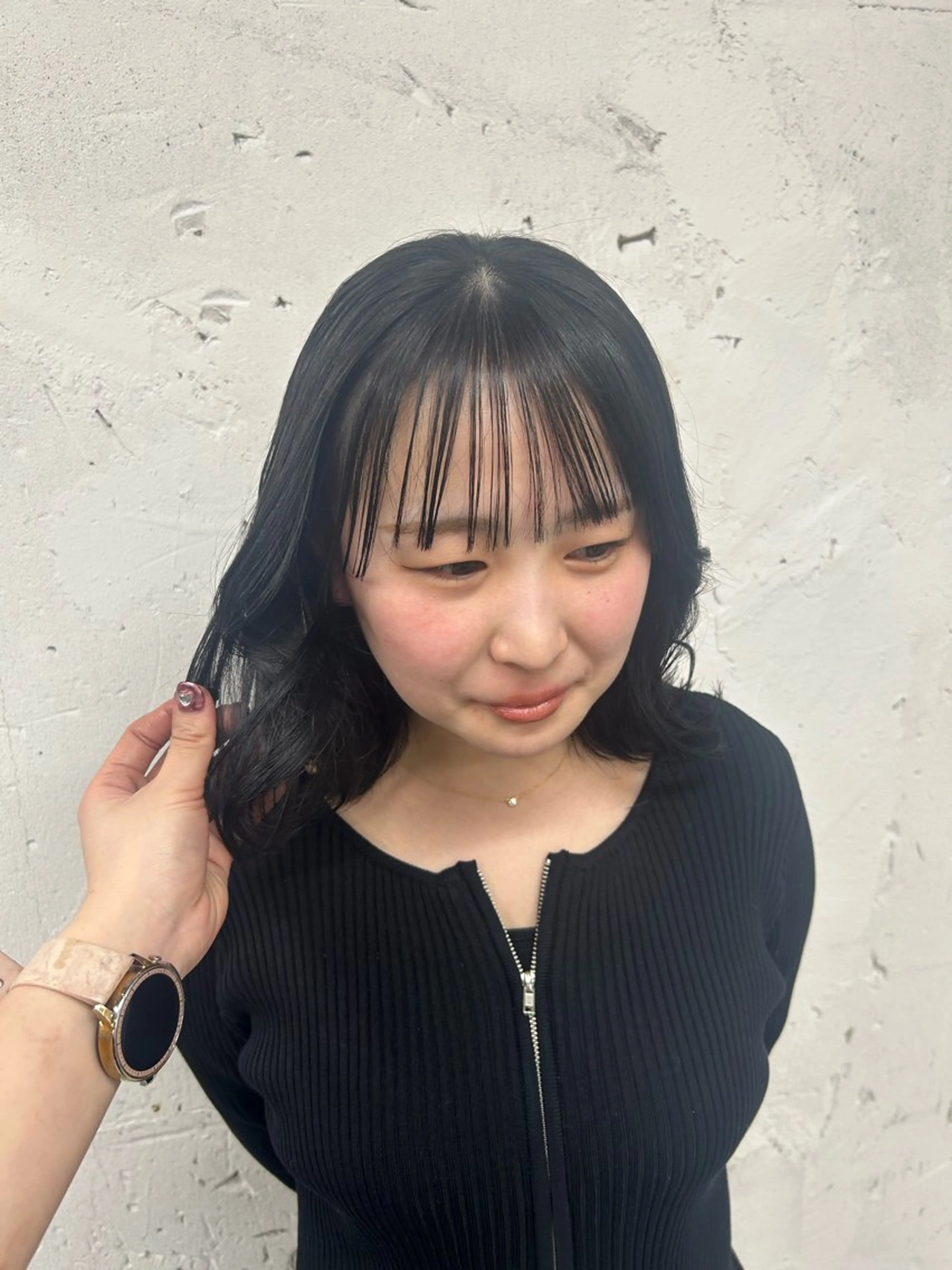 カラー 暖色カラ-ෆ˚顔周り 🎀ོ白岩亜実🎀ོのヘアスタイル