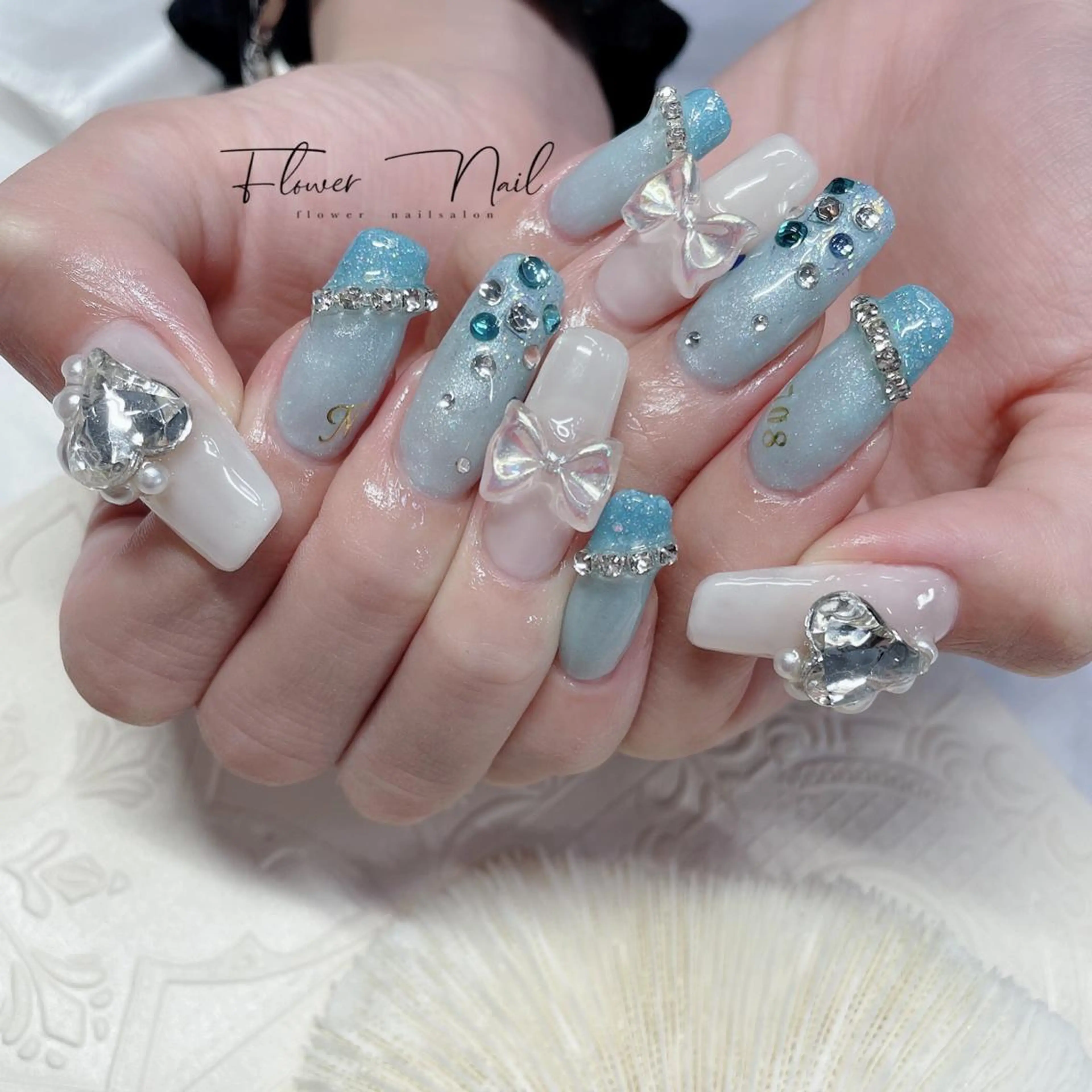 ネイル ストーンネイル flower nailsalon所属・Flower nailのネイルデザイン