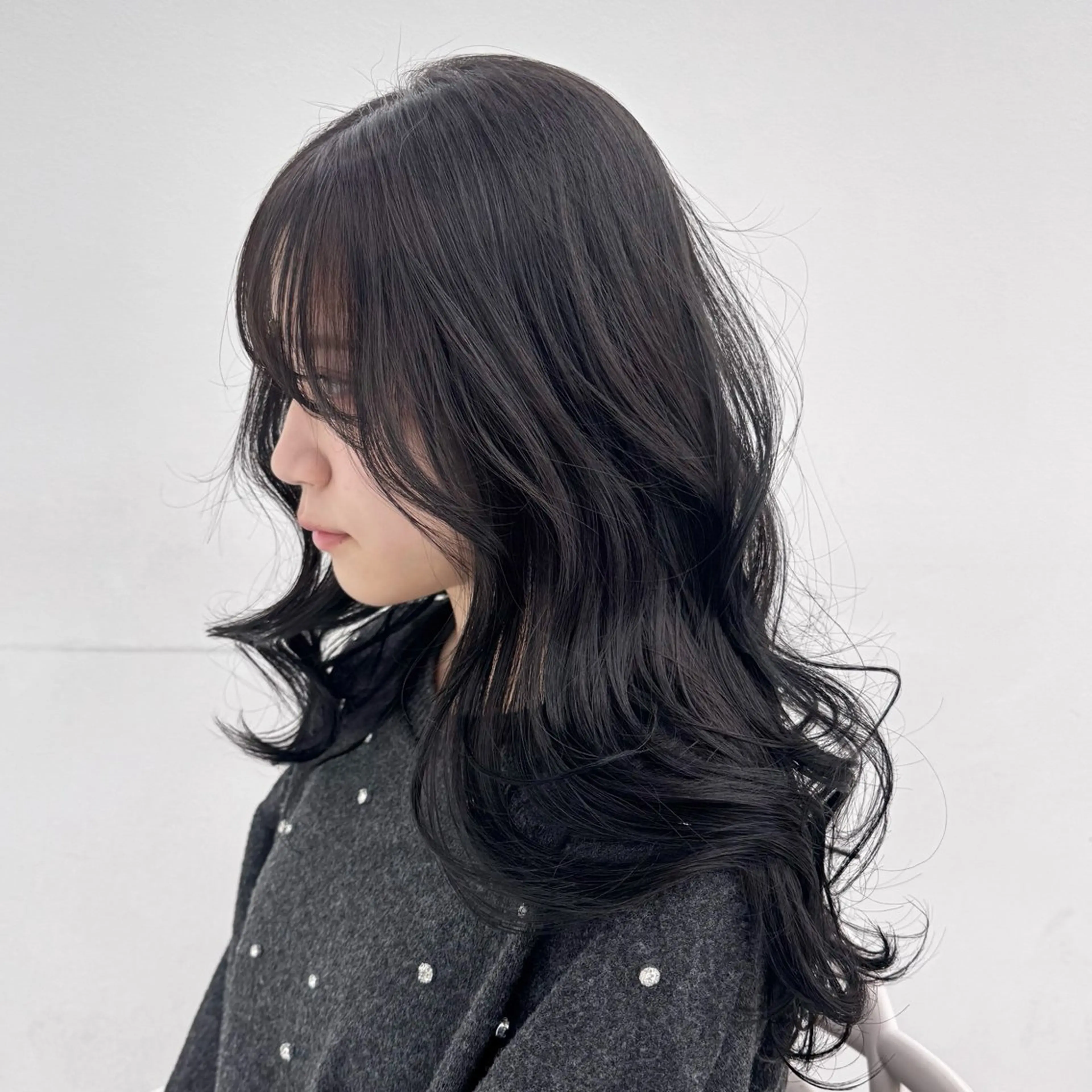 ロング カット ヘアカラー トリートメント GO TODAY 原宿Verno店所属・韓国系支持率No.1 レイヤー特化/きょうのヘアスタイル