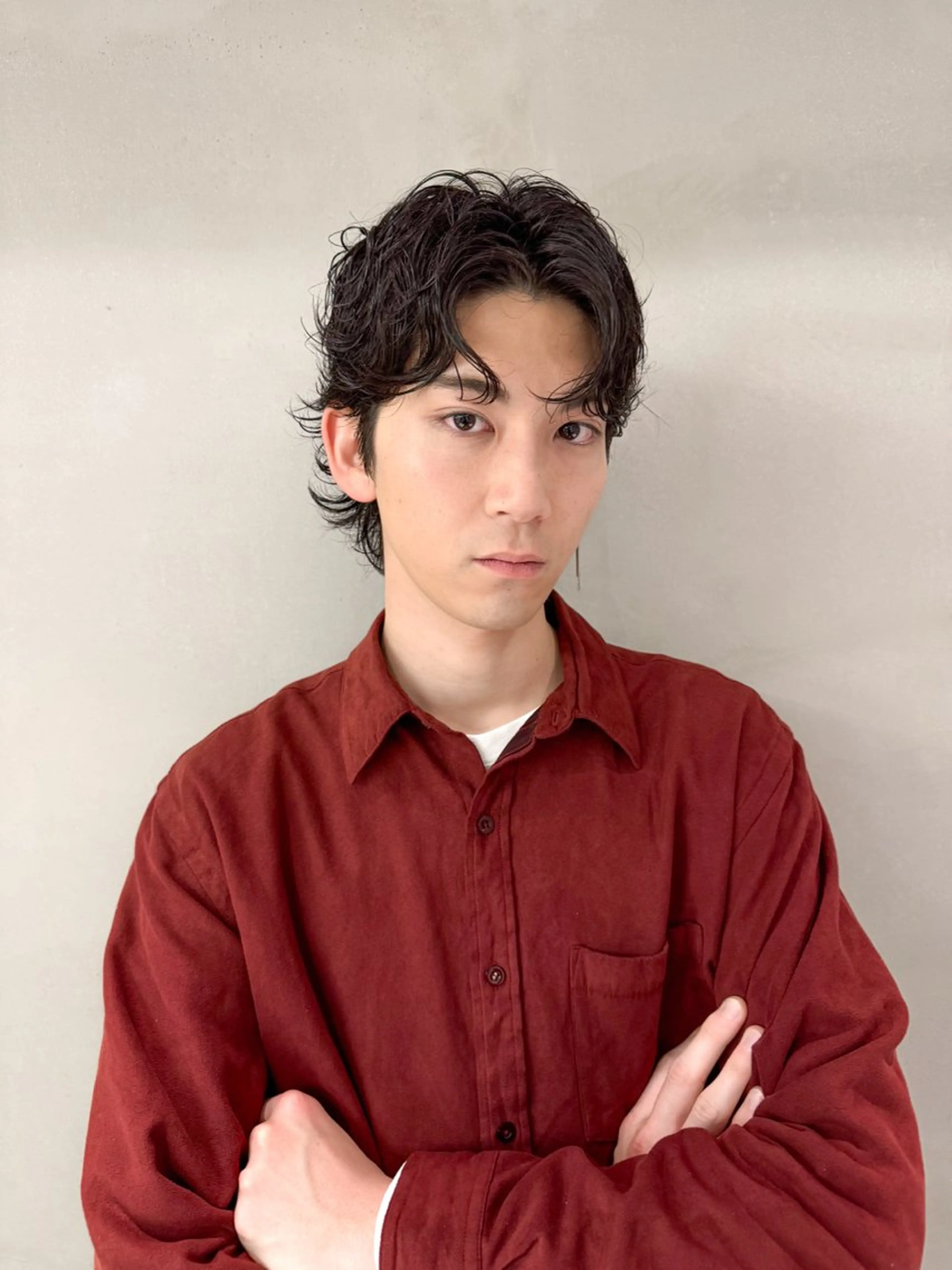 メンズ カット 山中 束真のヘアスタイル