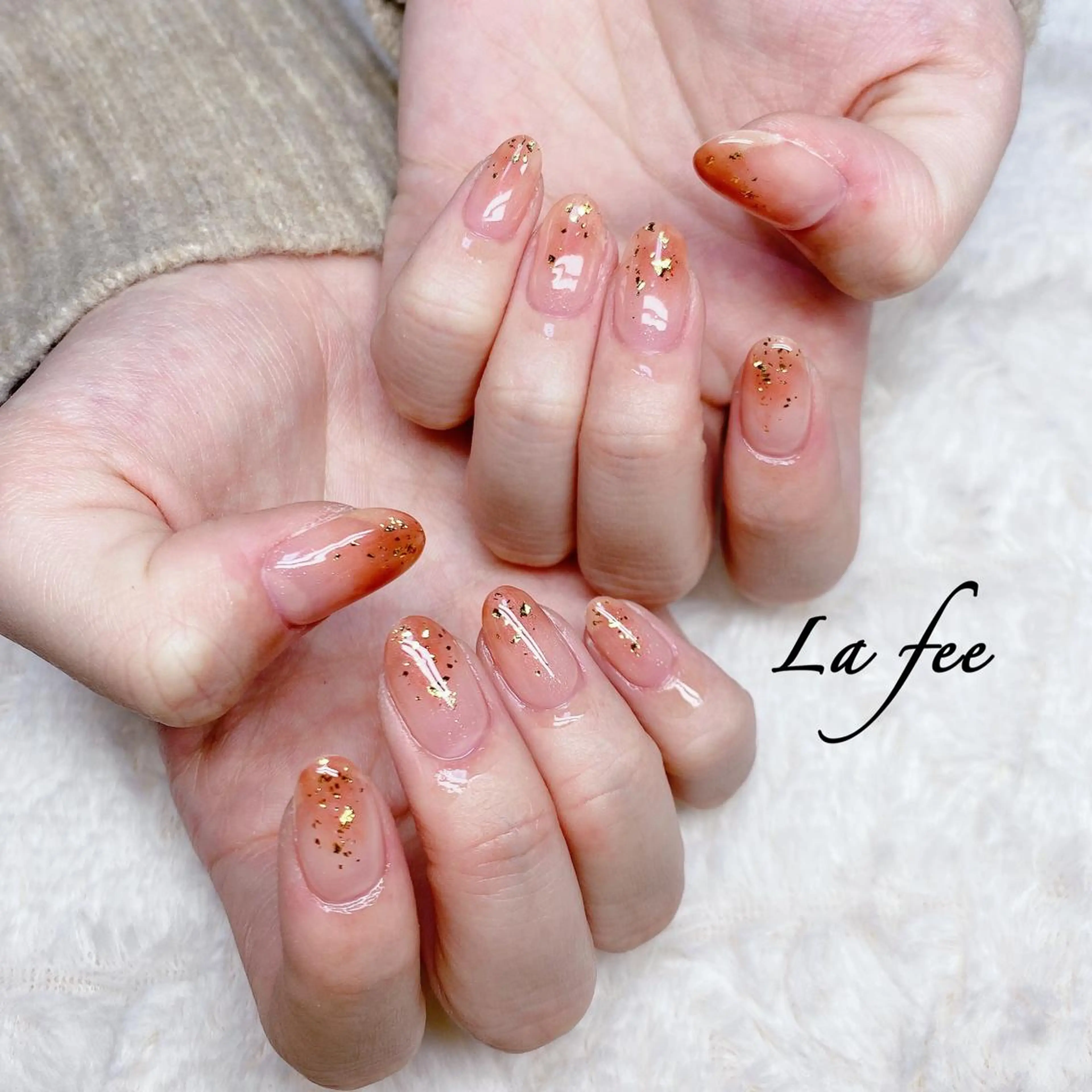 カラー ネイル ハンドネイル ハンドケア La feeのネイルデザイン