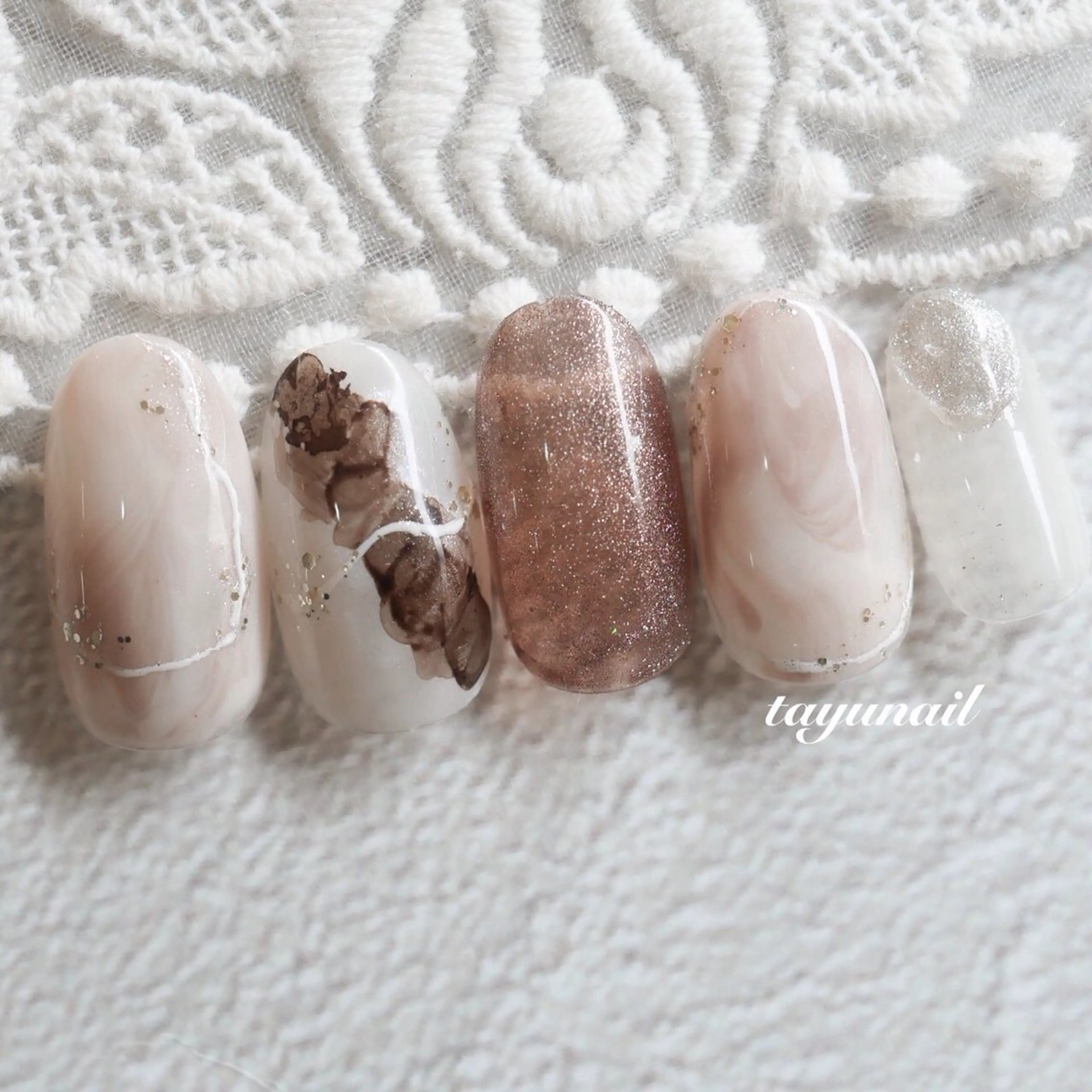 ネイル アートネイル ジェルネイル パラジェル ネイルサロン・ネイルスクール　たゆnail所属・ネイルサロン 【たゆnail】のネイルデザイン