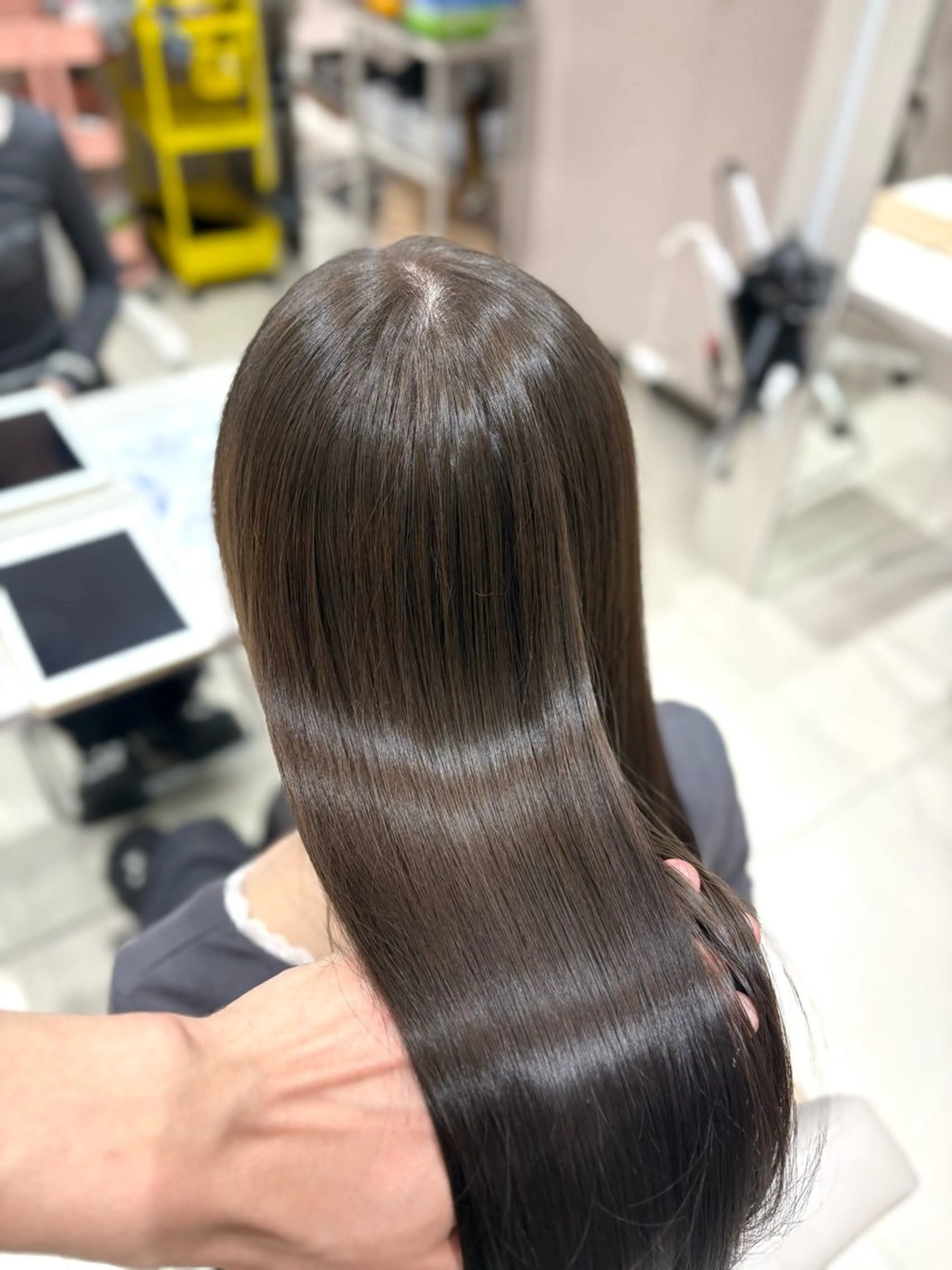 ロング カラー 透明感カラー ダブルカラー ヘアカラー 銀座/オリーブ/ 透明感カラー✨りくのヘアスタイル