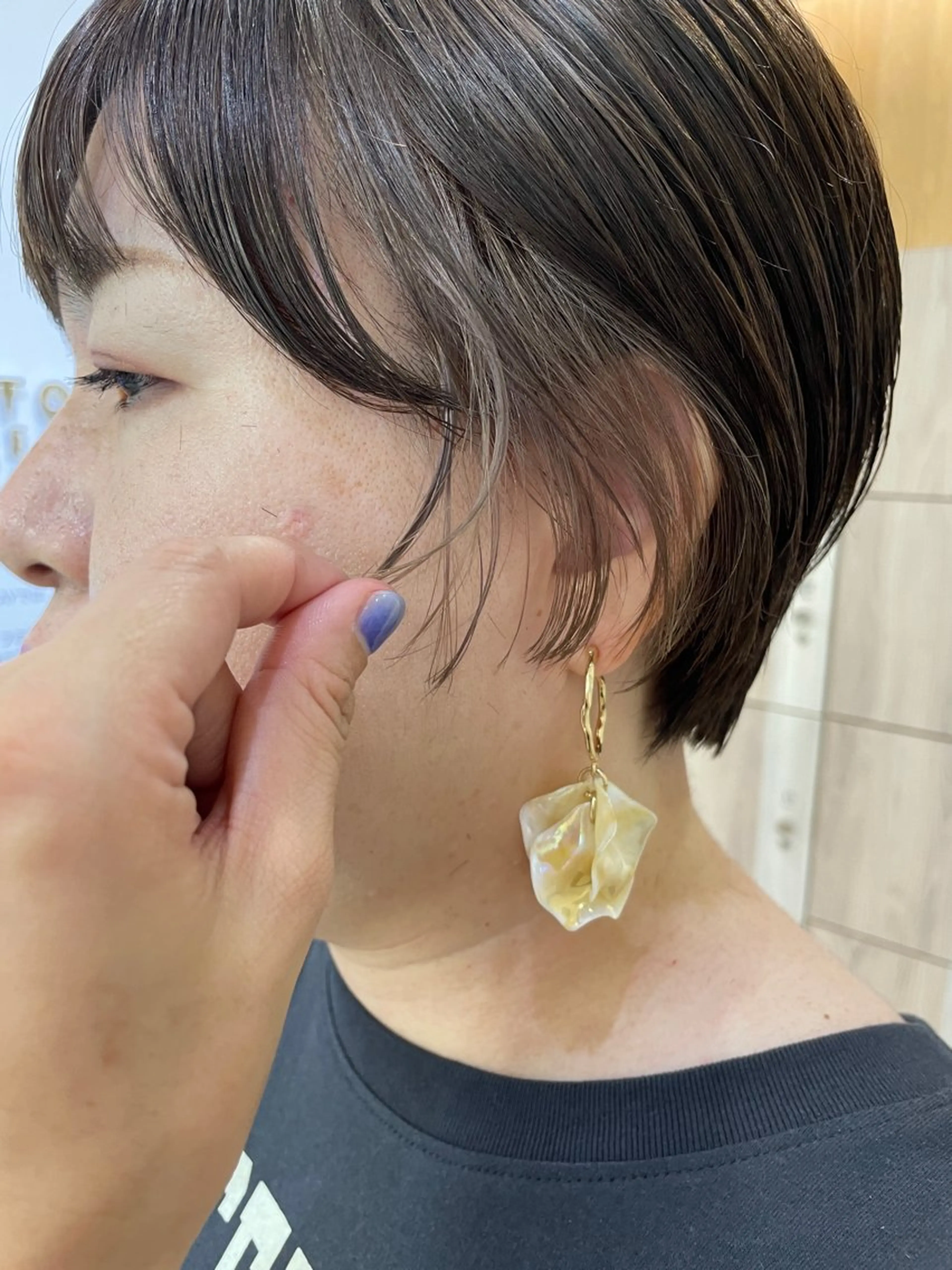 ショート カラー gotoday天神所属・緒方リエ ☆ボブ・ショートのヘアスタイル