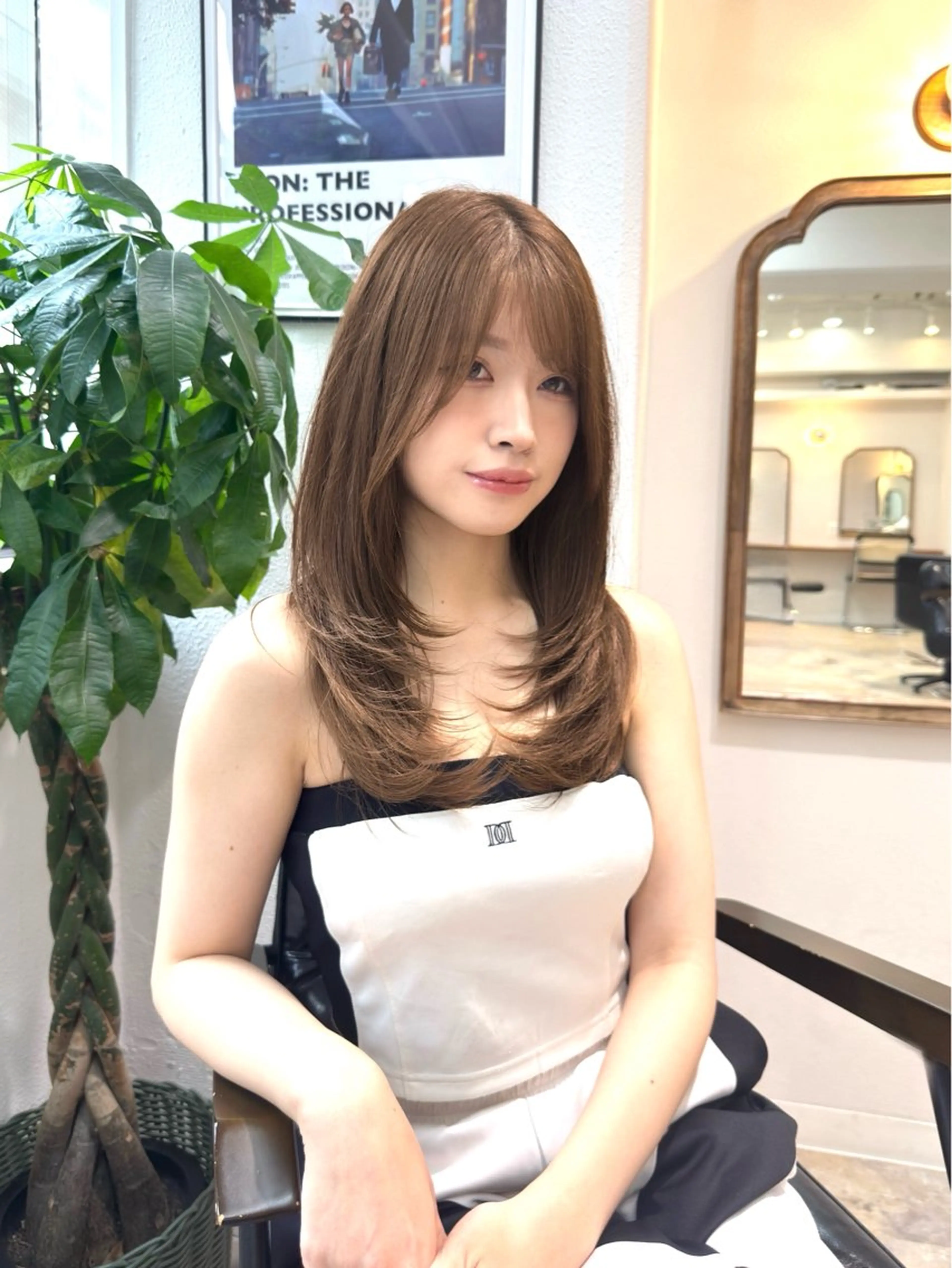 ロング カット 縮毛矯正 トリートメント レイヤーカット/ 縮毛矯正/高杉颯汰のヘアスタイル