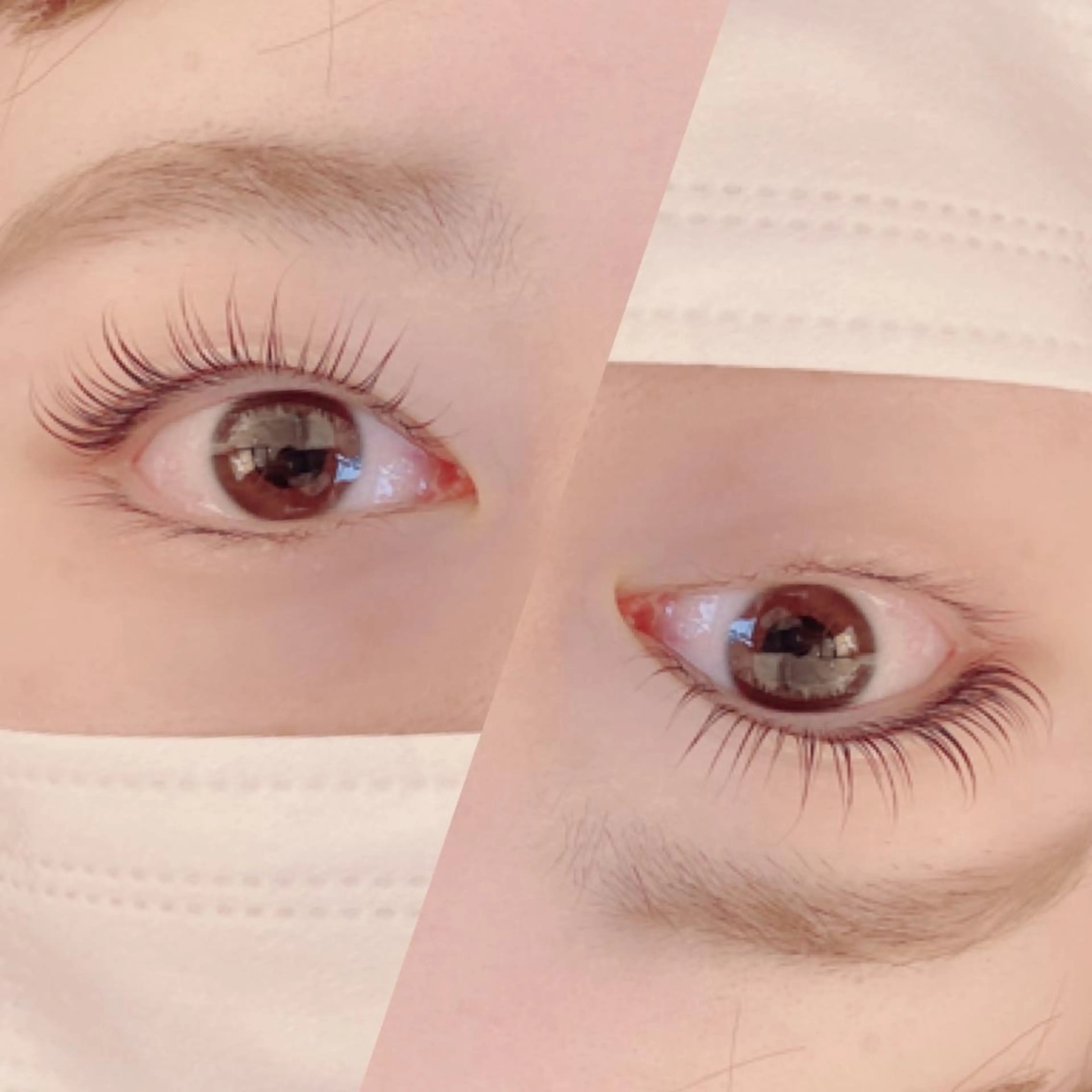 マツエク・マツパ カラーマツエク フラットラッシュ 韓国風マツエク パリジェンヌラッシュリフト まつげパーマ オーダーメイドまつげ ＆まゆげ.RIKAのマツエク・マツパデザイン