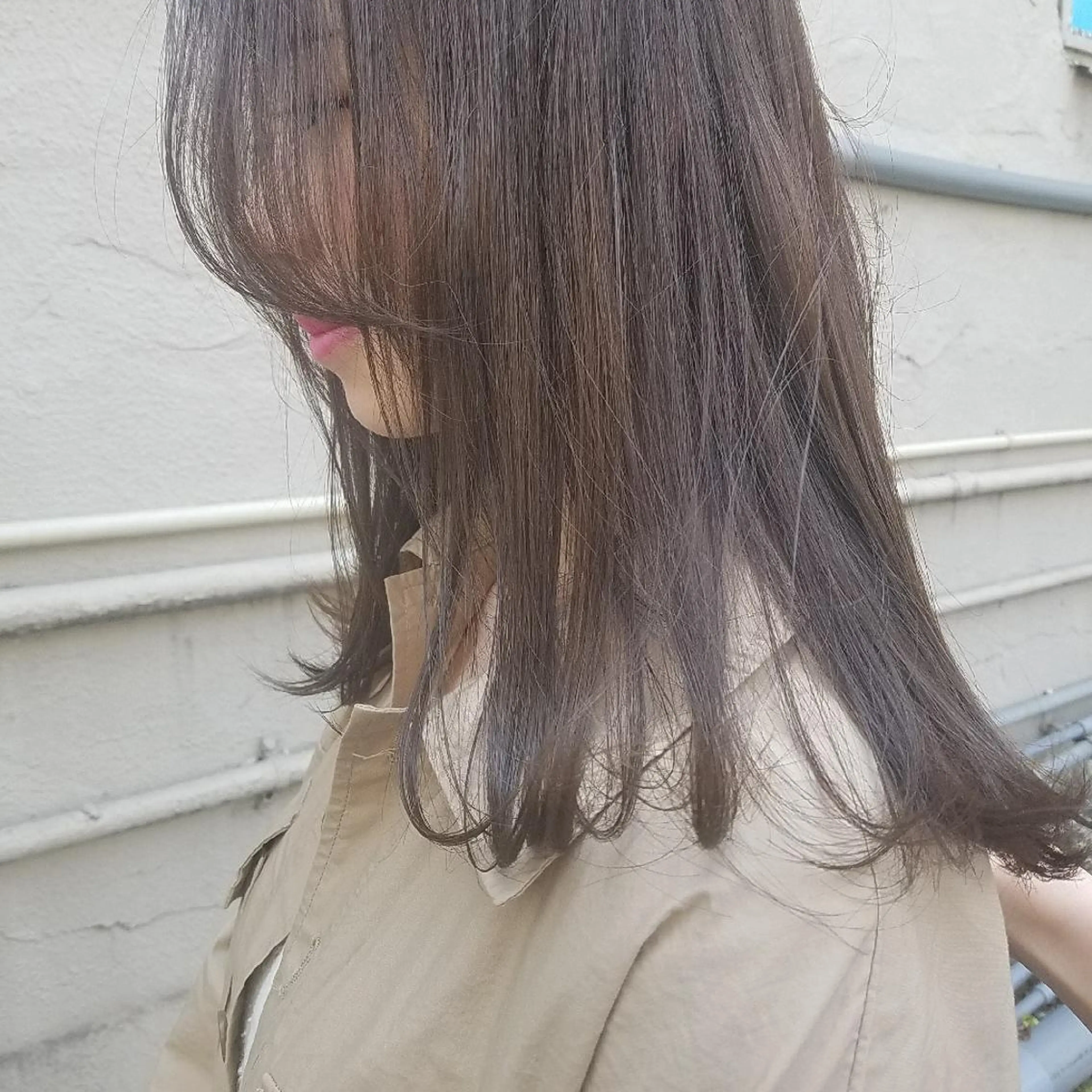 カラー 🙃 透明感カラー/ボブのヘアスタイル