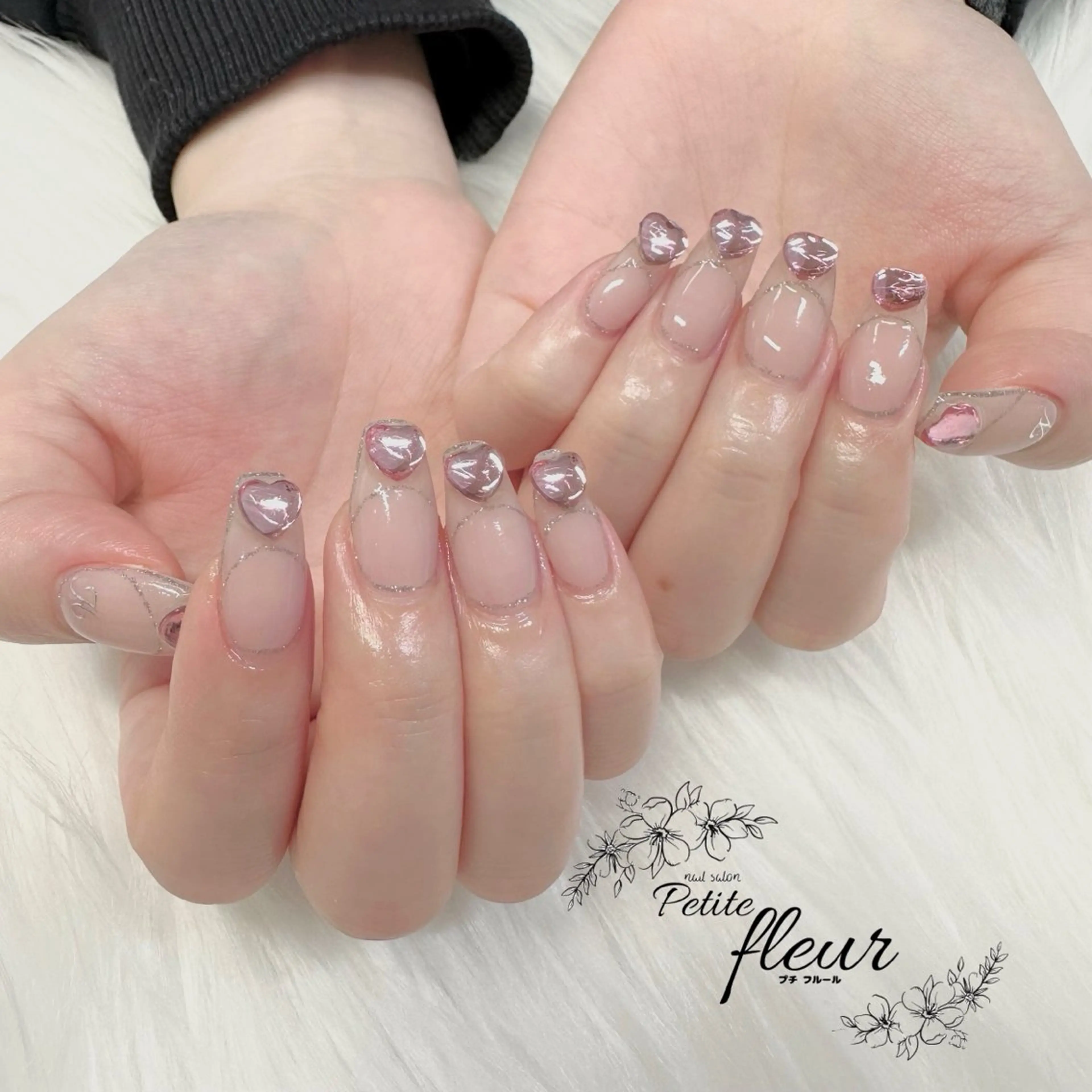 ネイル フラッシュネイル ハンドネイル ❁⃘*。Petite fleur❁⃘*りさのネイルデザイン