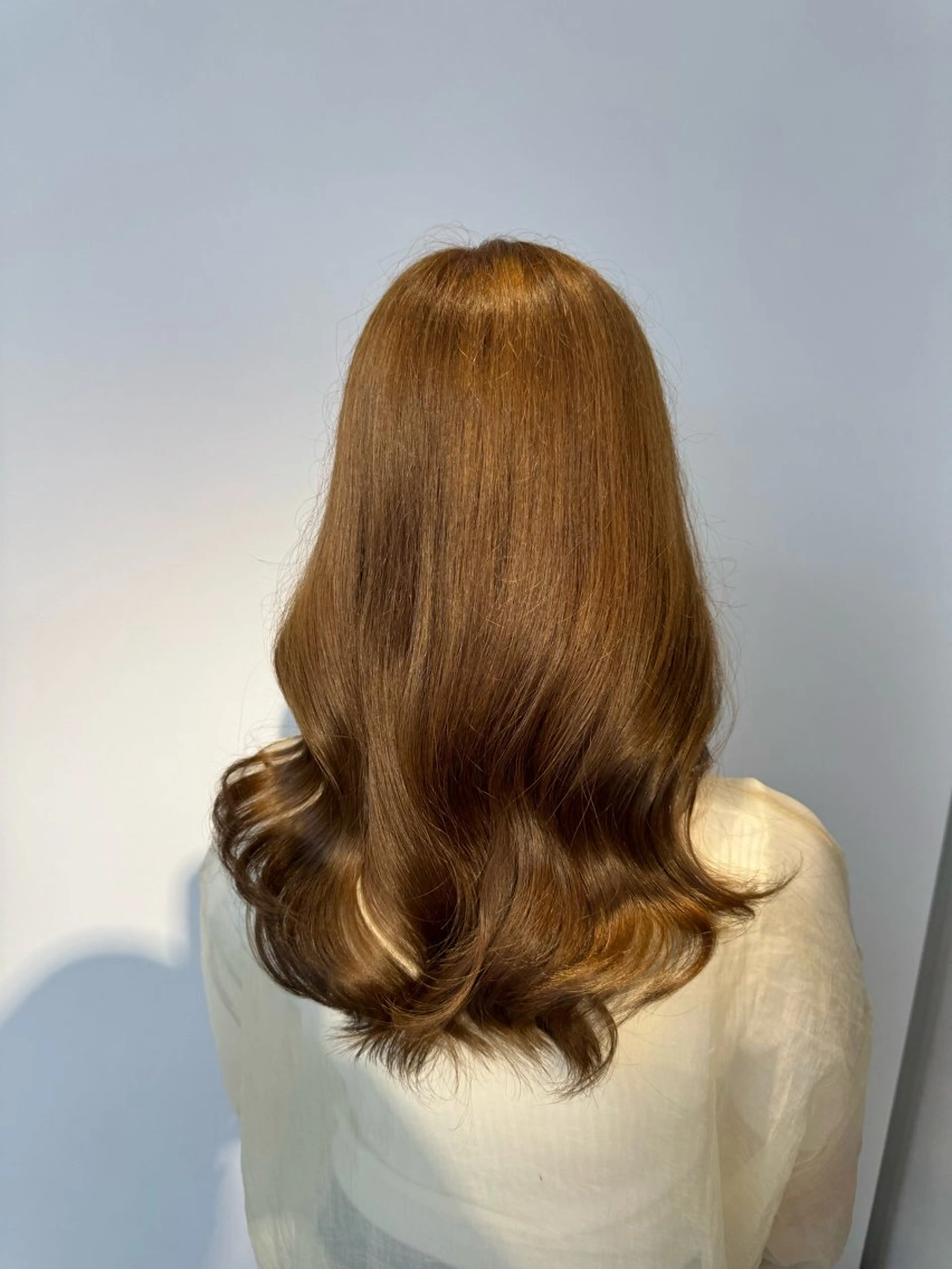 ロング カラー ブリーチ ダブルカラー ブリーチなしカラー NAOKI /海外風のヘアスタイル