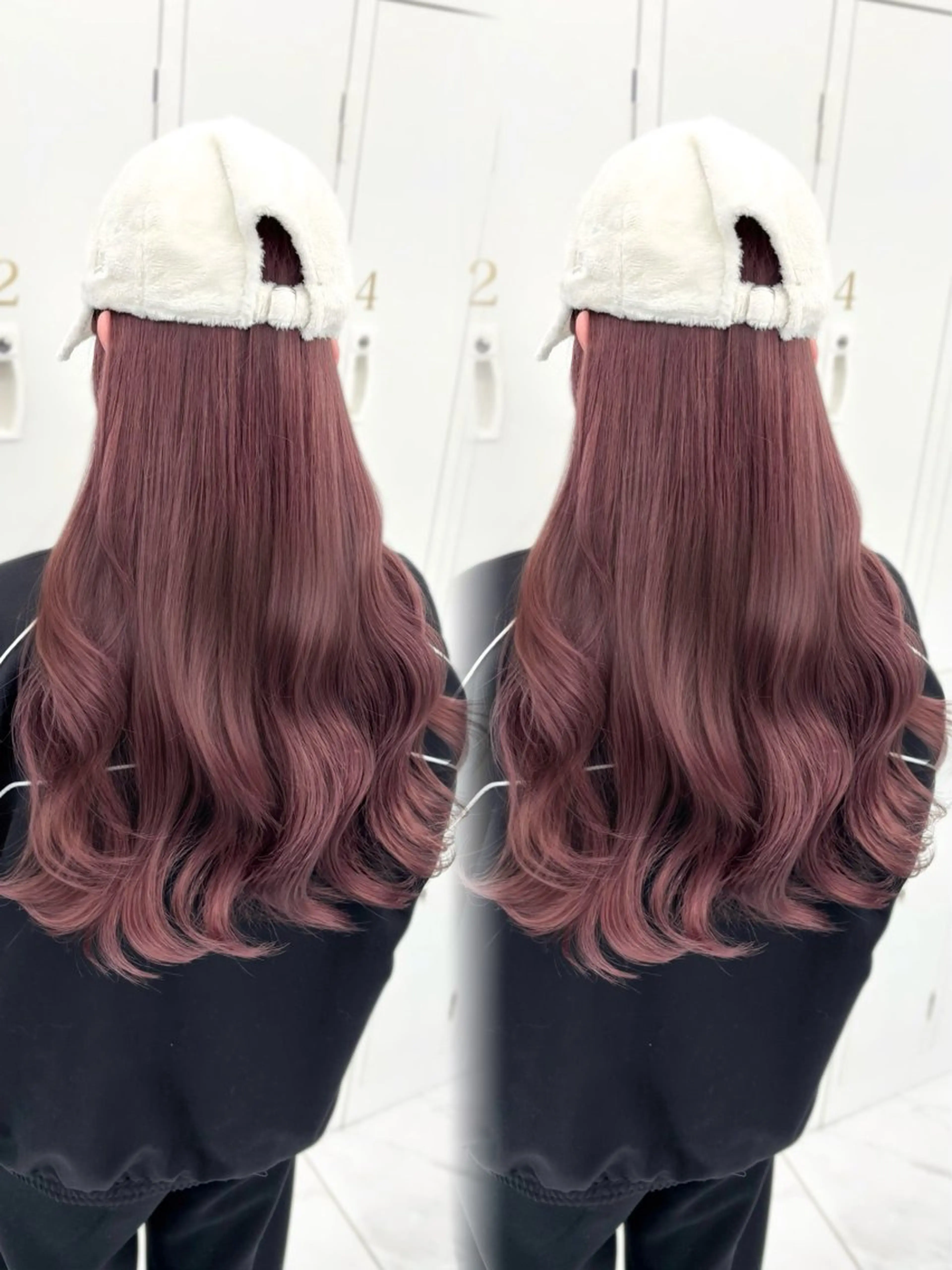 セミロング カラー イルミナカラー ラベンダーカラー ピンクカラー ピンクラベンダー トリートメント ヘアカラー トリートメント 盛れる顔周り🤍渋谷 Risa🎀のヘアスタイル