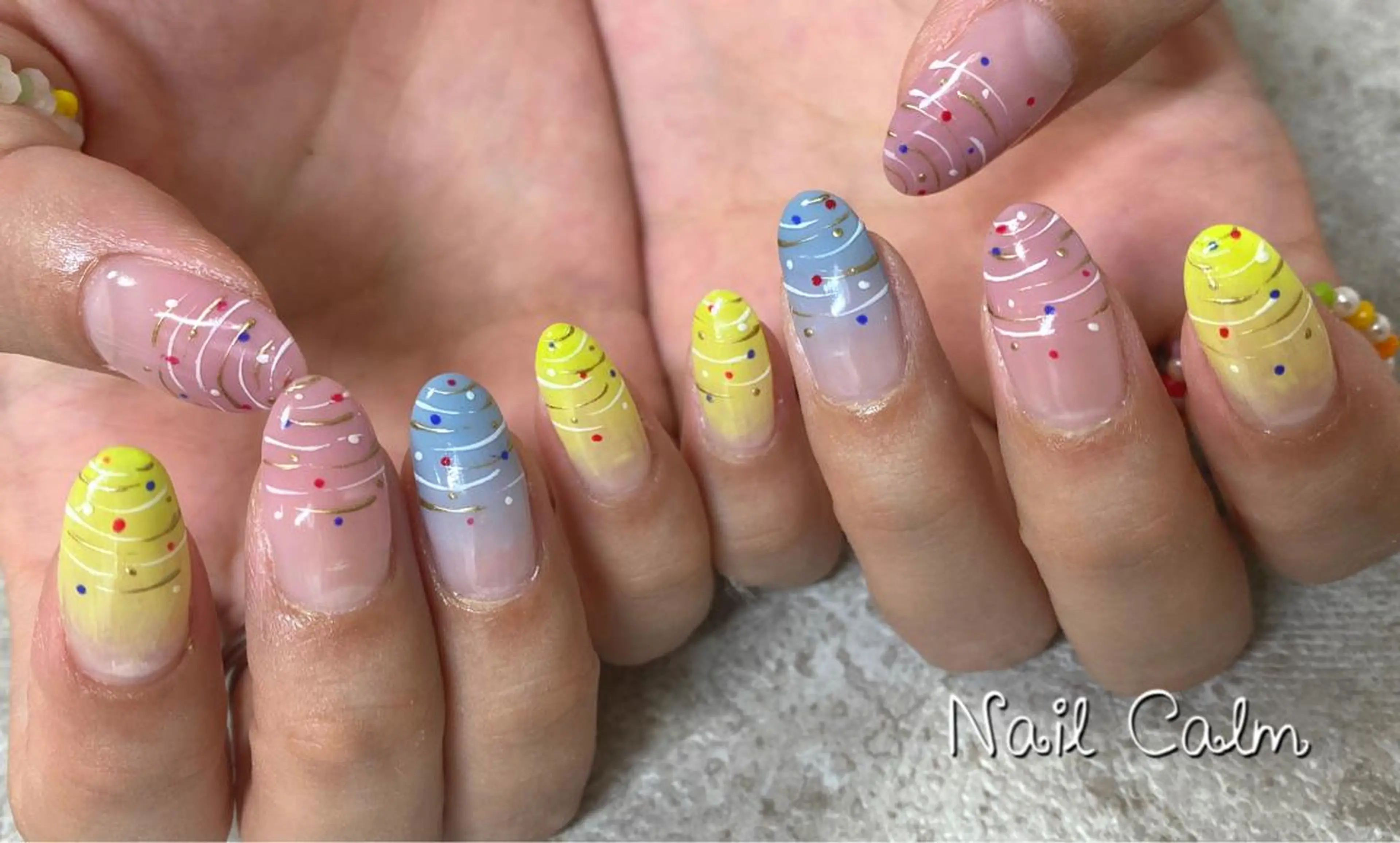 ネイル アートネイル ハンドネイル Nail Calm所属・プライベートサロン Calmのネイルデザイン