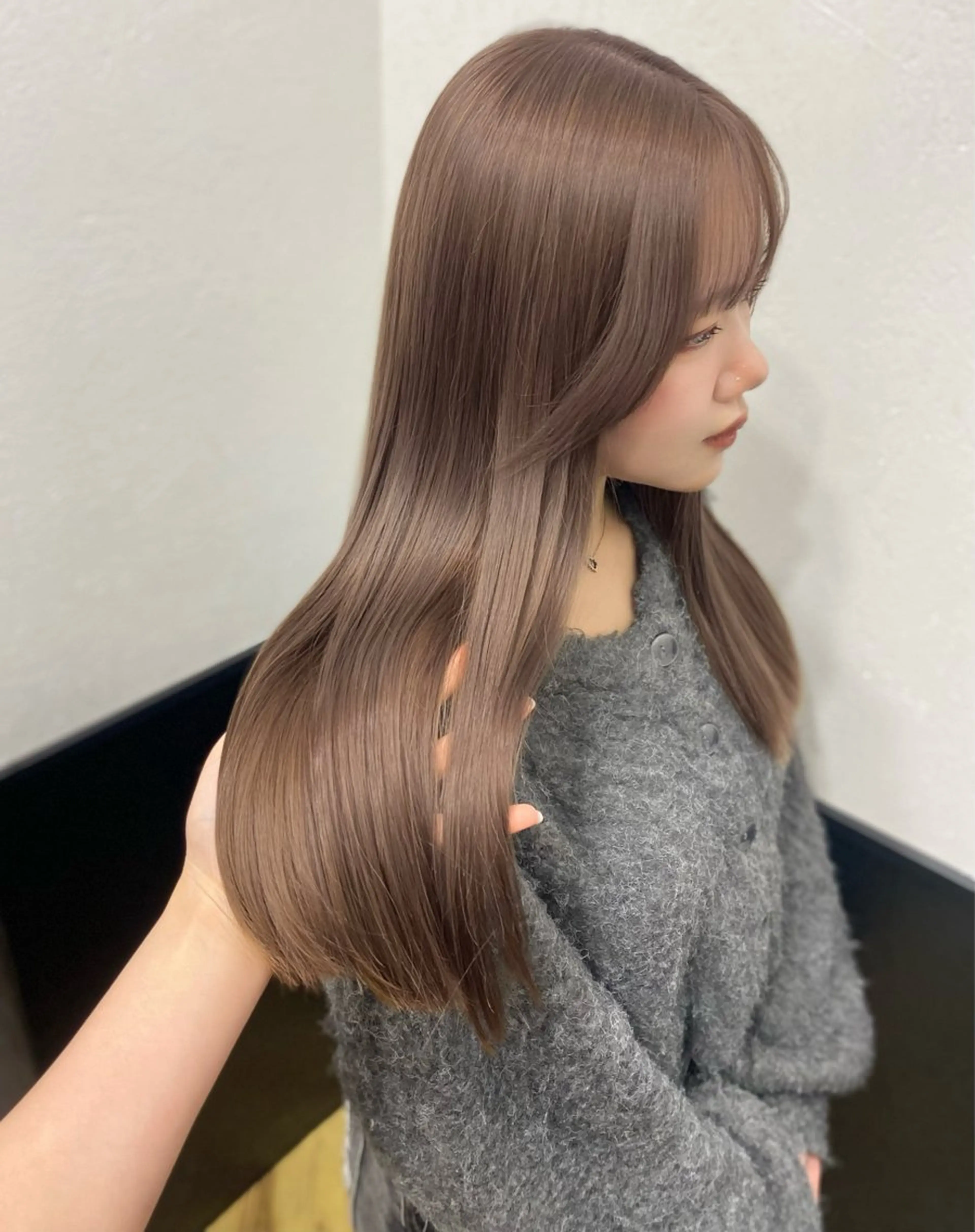 ロング カラー 渋谷🖤 艶髪🖤透明感カラーのヘアスタイル